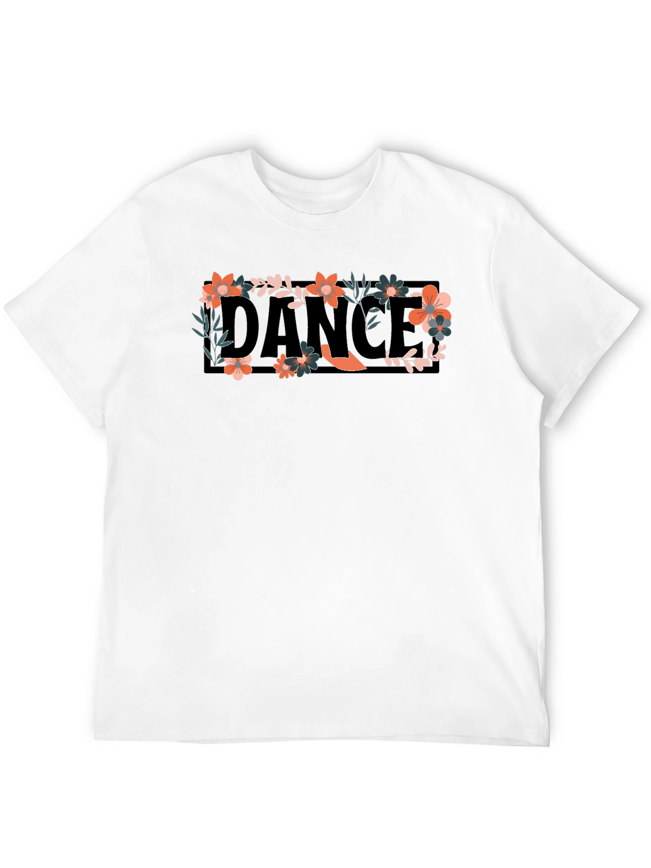 Floral Dance Graphic Tee - Stylish Comfort