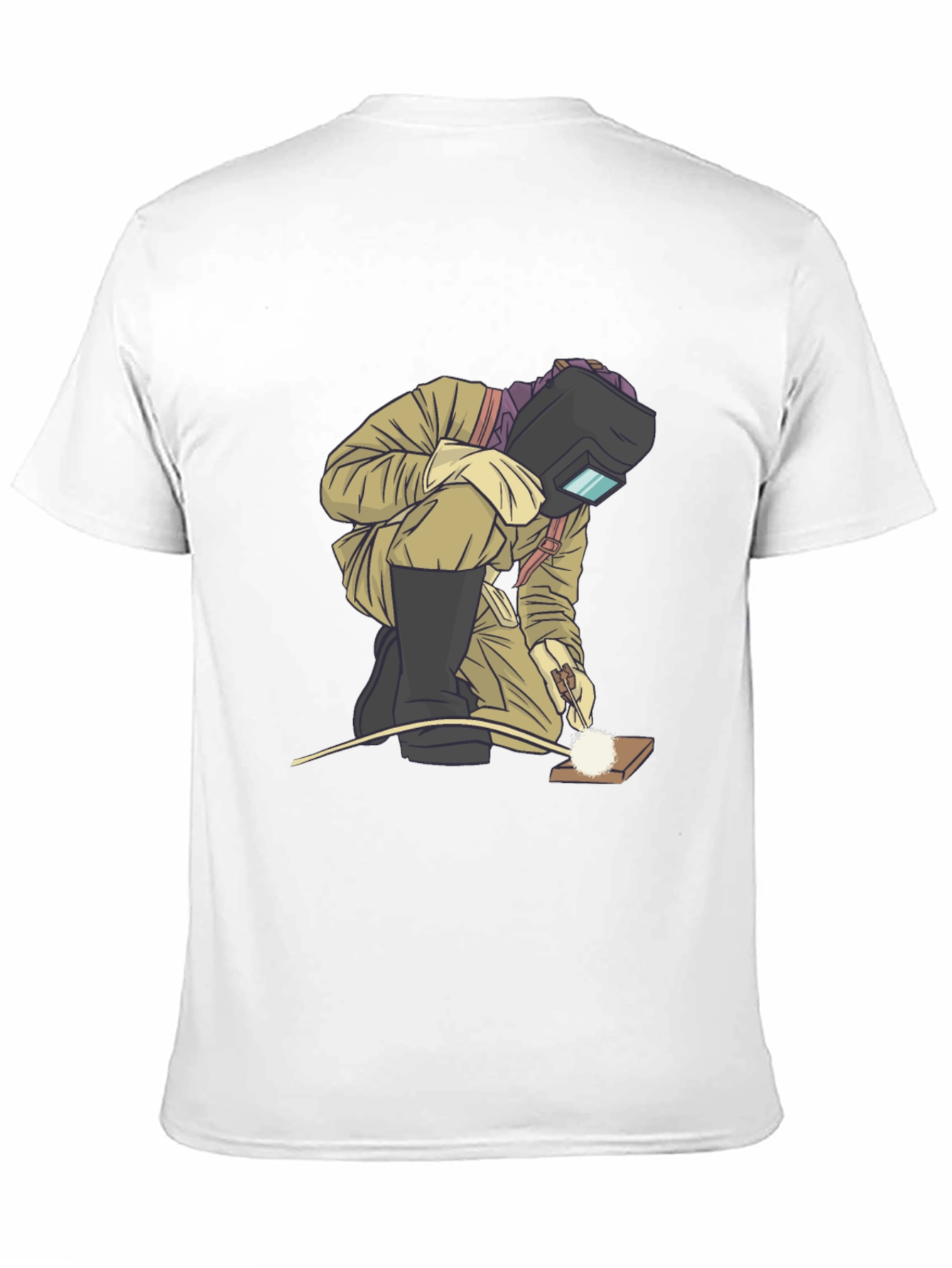 Welder Graphic T-Shirt - Black Cotton Tee