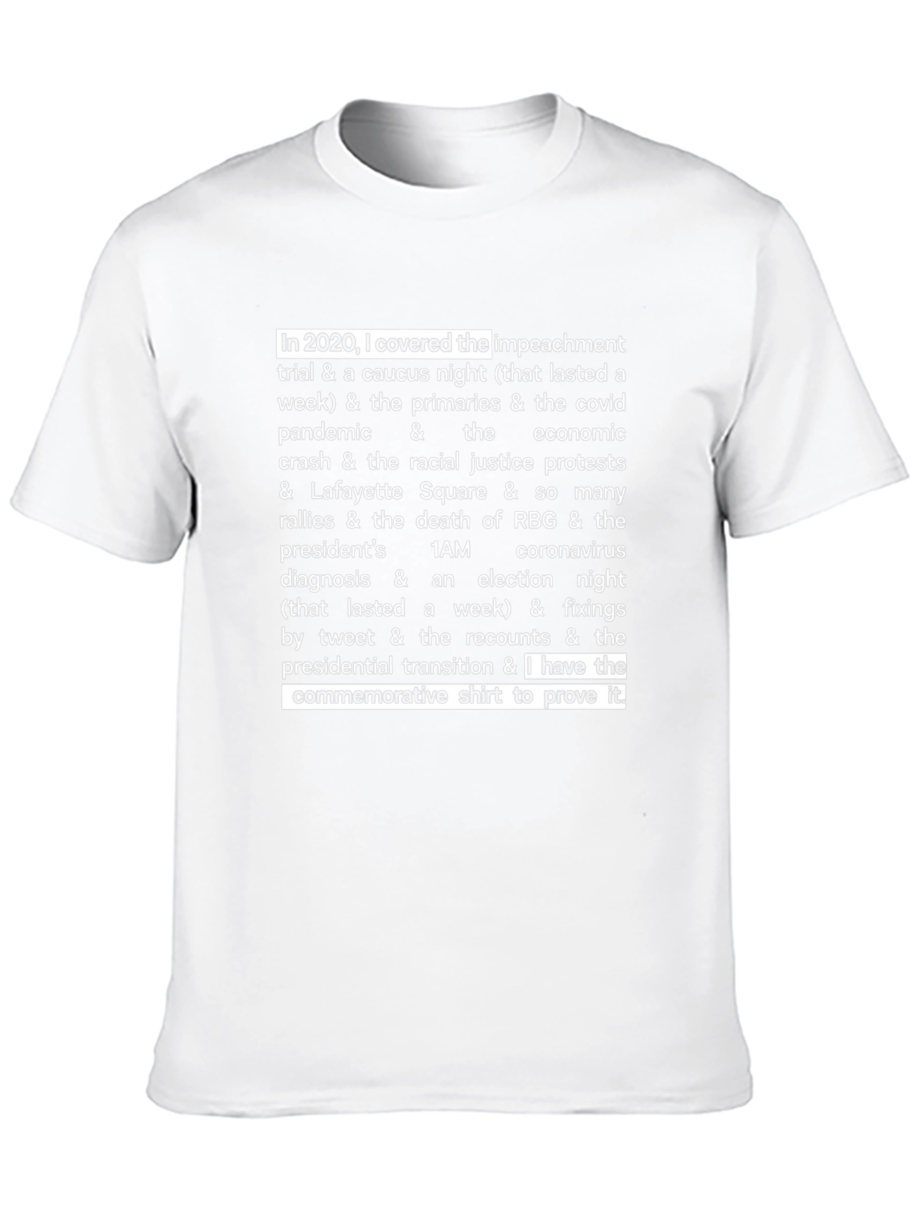 2020 Commemorative Event T-Shirt