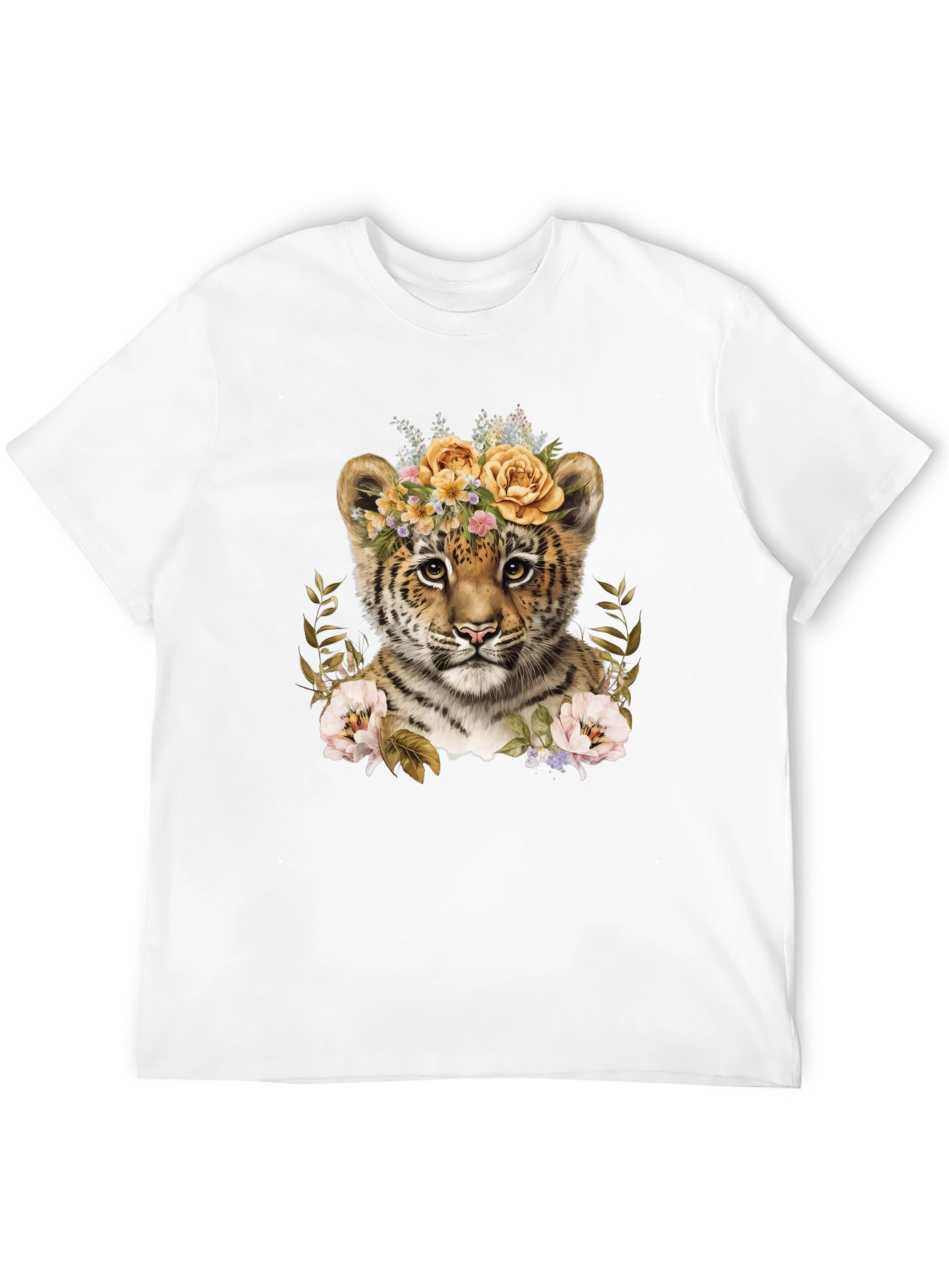 Floral Tiger Cub Graphic Tee