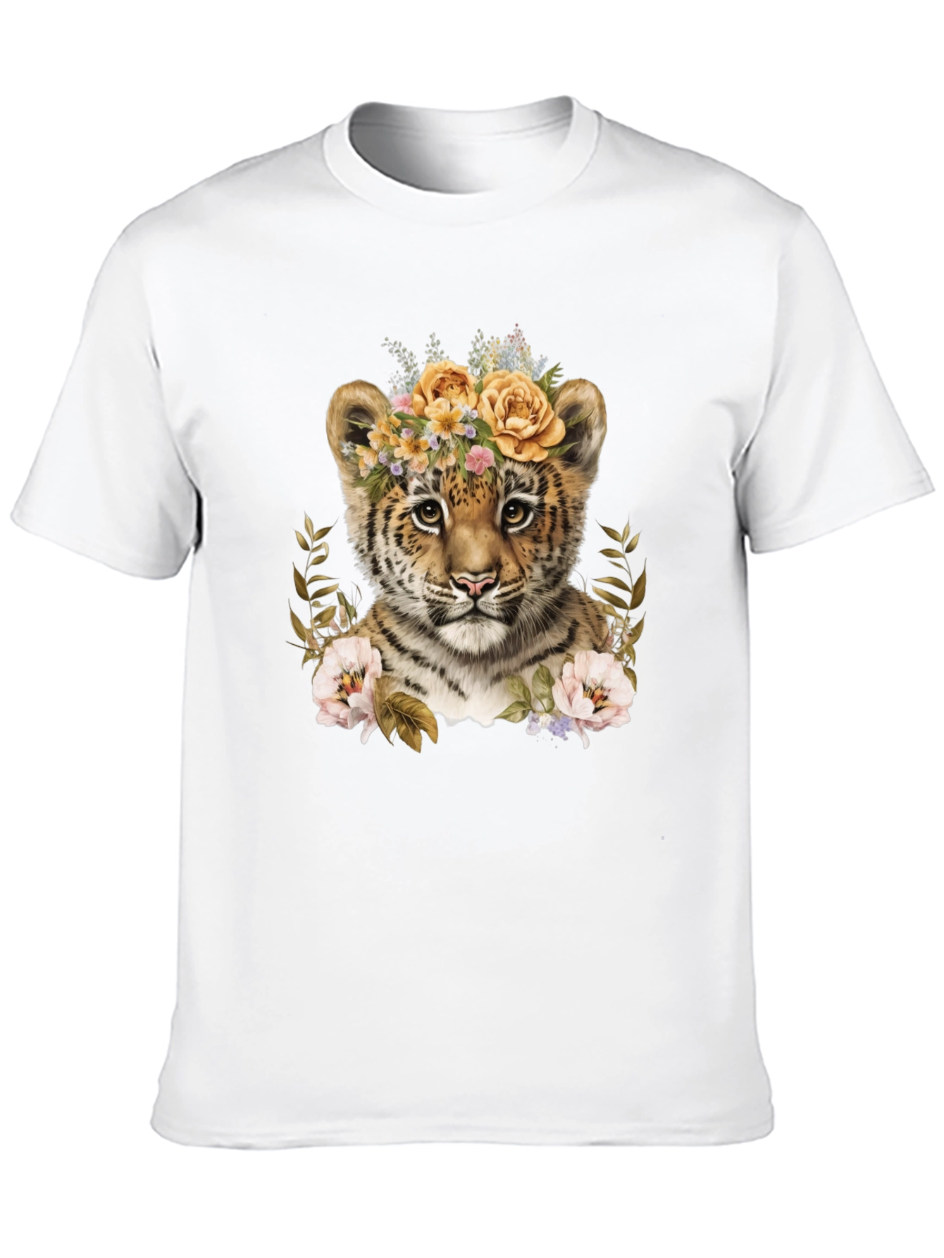 Floral Tiger Cub Graphic Tee