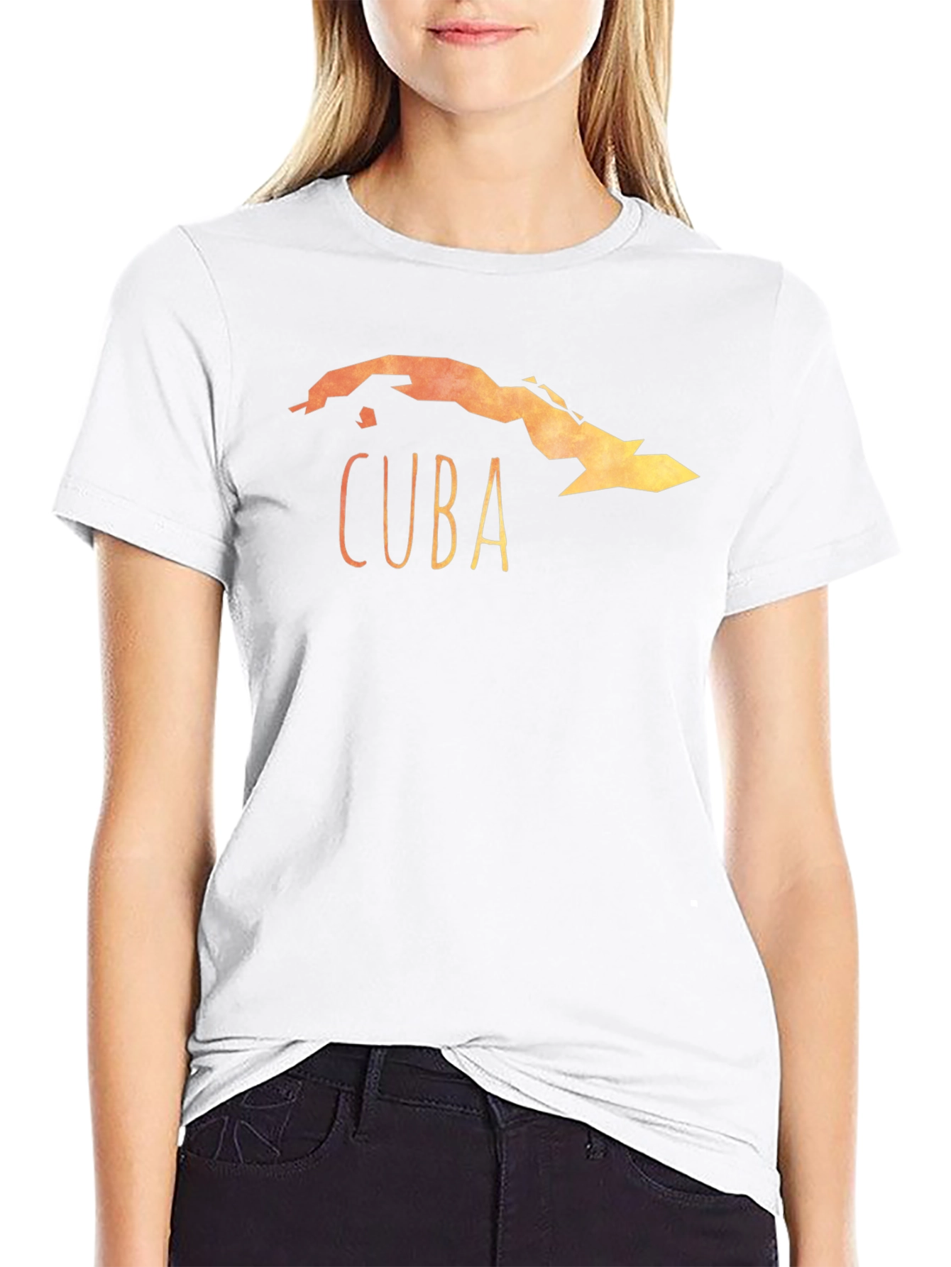 Cuba Map T-Shirt - Unique Travel Souvenir