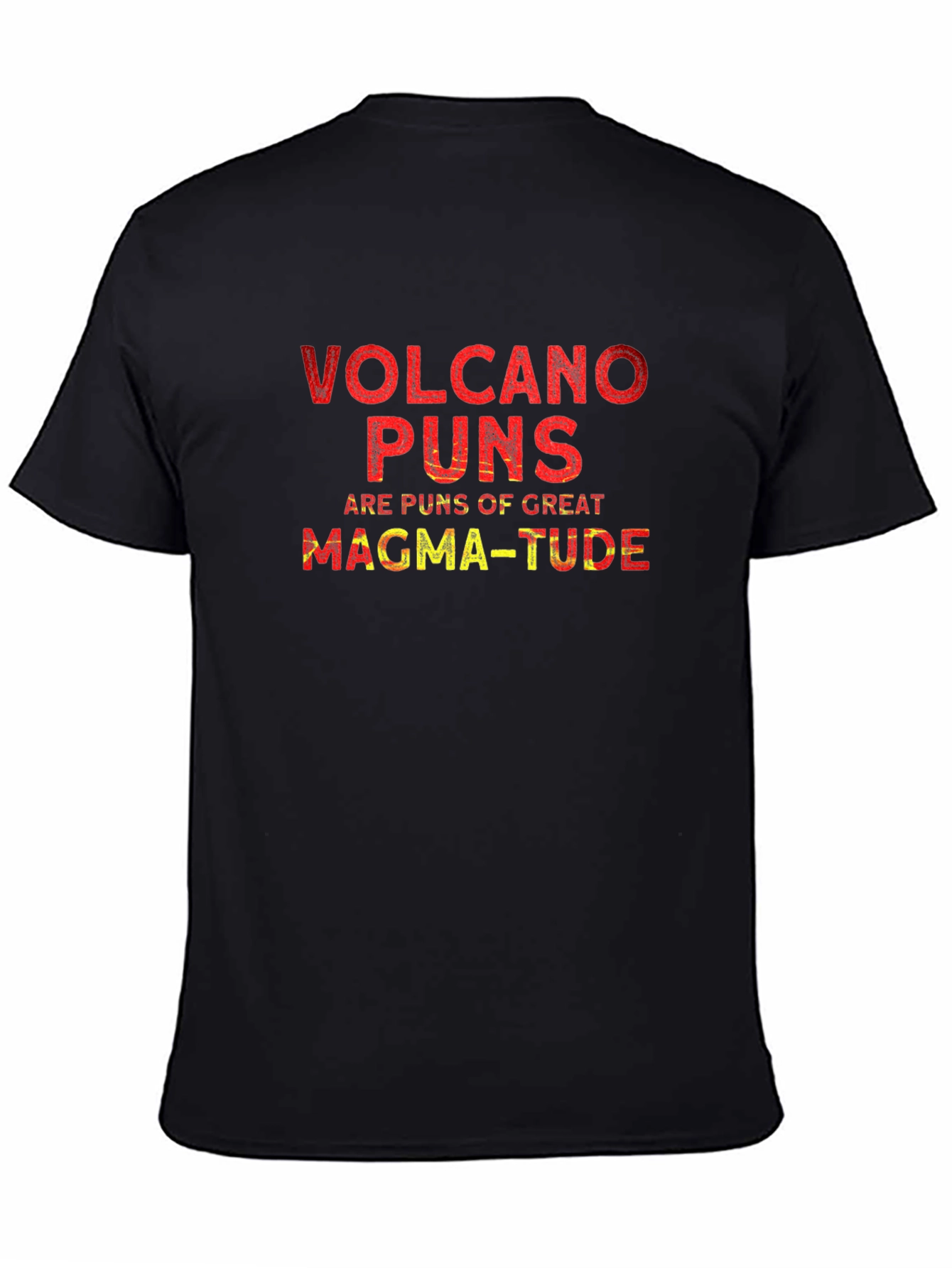 Volcano Puns Graphic T-Shirt - Great Magma-tude!