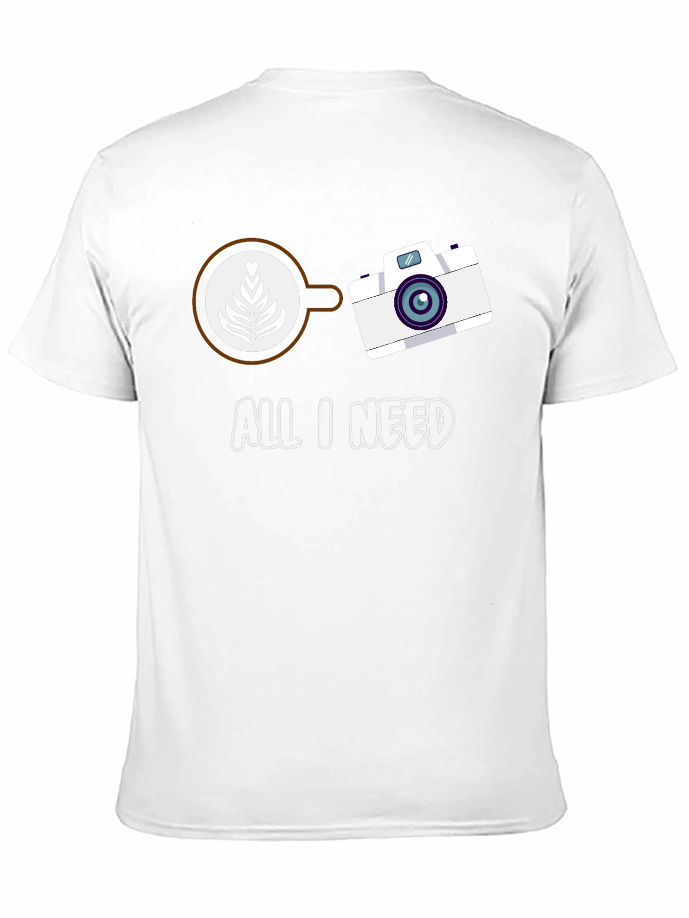 All I Need Coffee & Camera Graphic Tee
