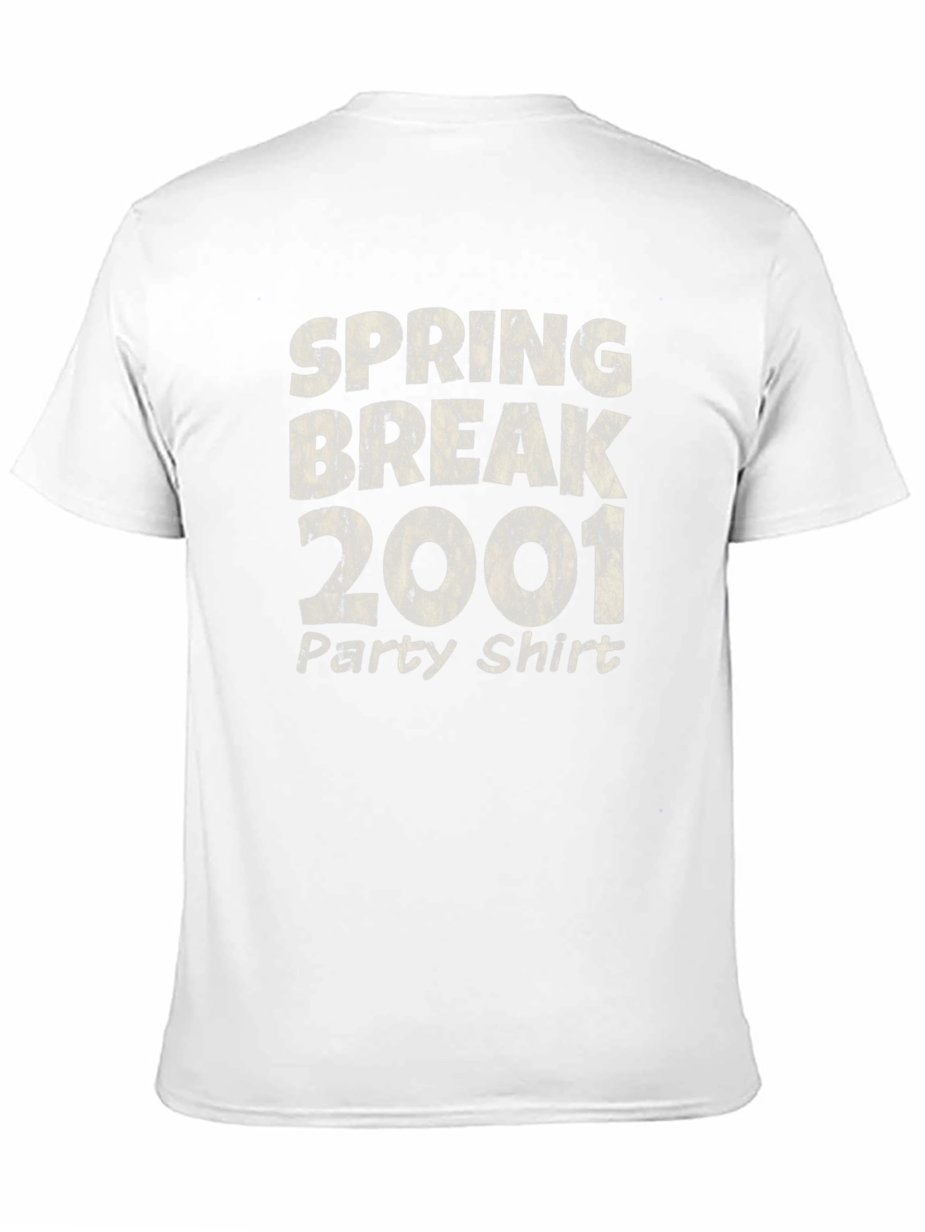 Spring Break 2001 Party Shirt - Black Tee