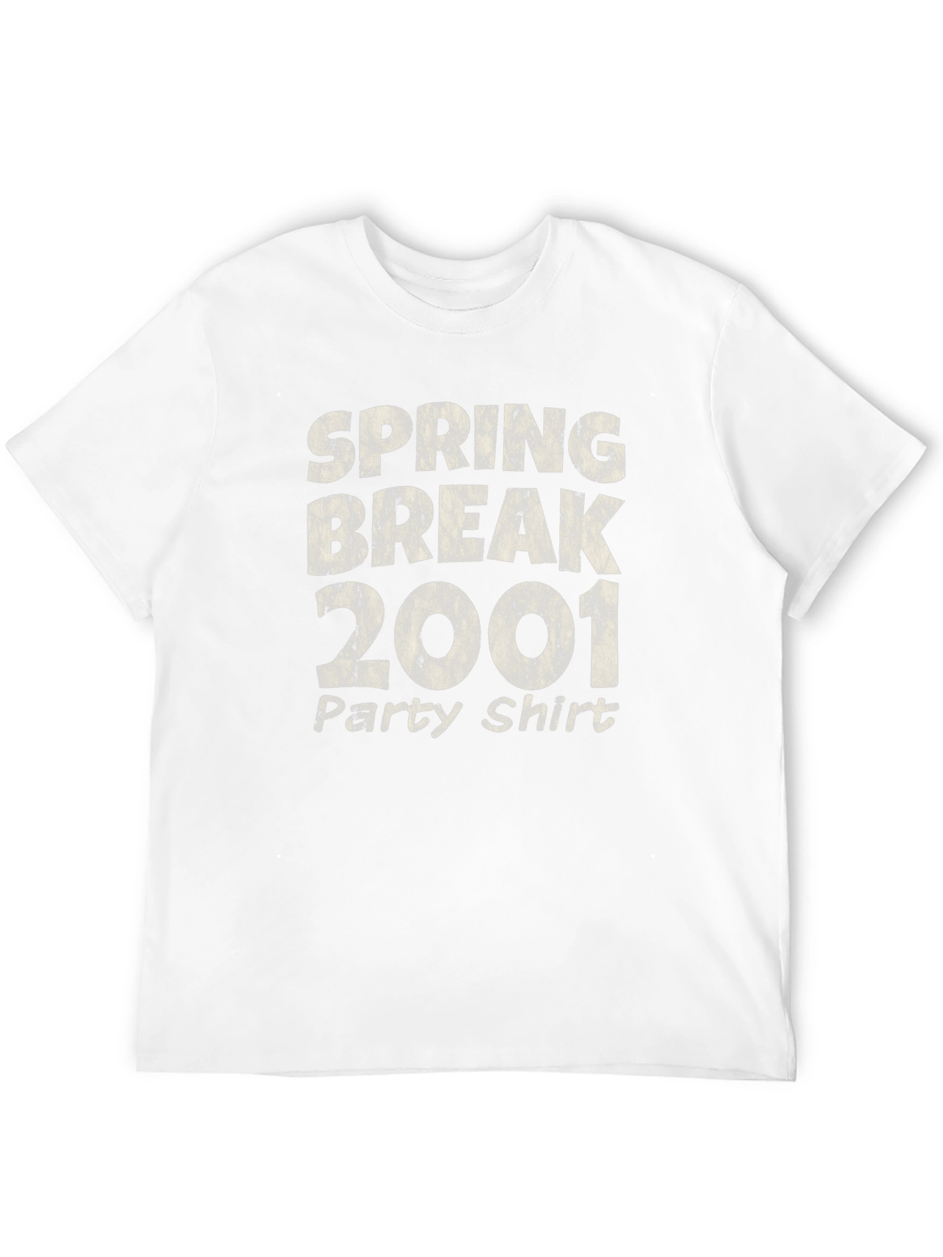 Spring Break 2001 Party Shirt - Black Tee