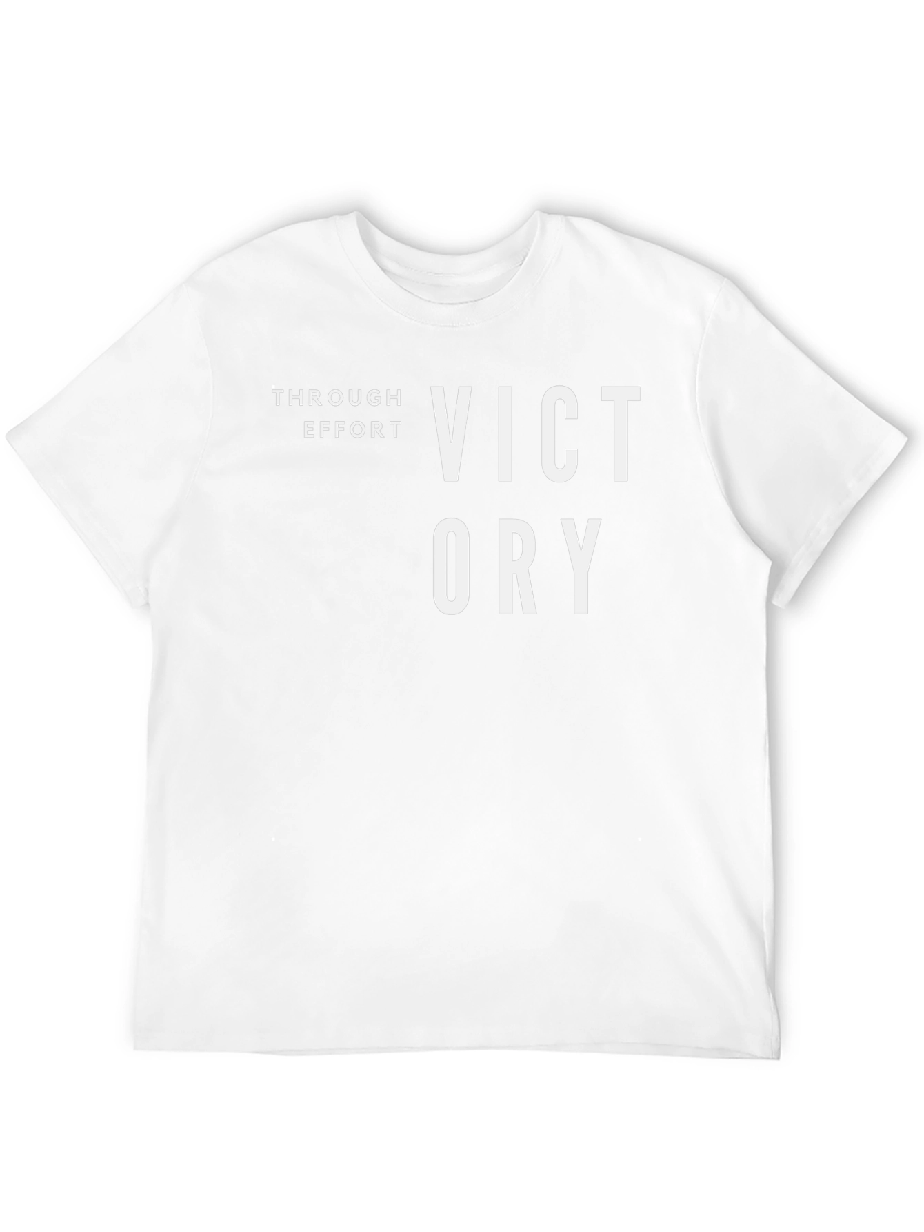 Victory Through Effort Black T-Shirt