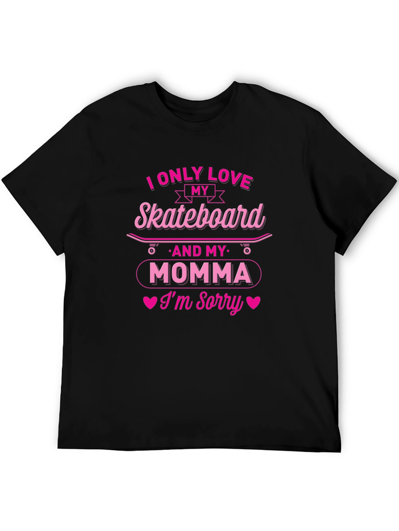 Skateboard & Momma Graphic Tee