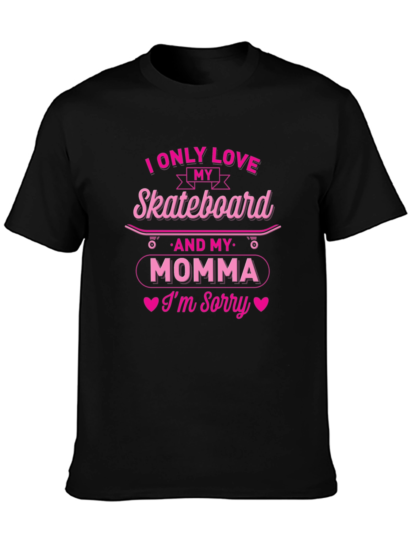 Skateboard & Momma Graphic Tee