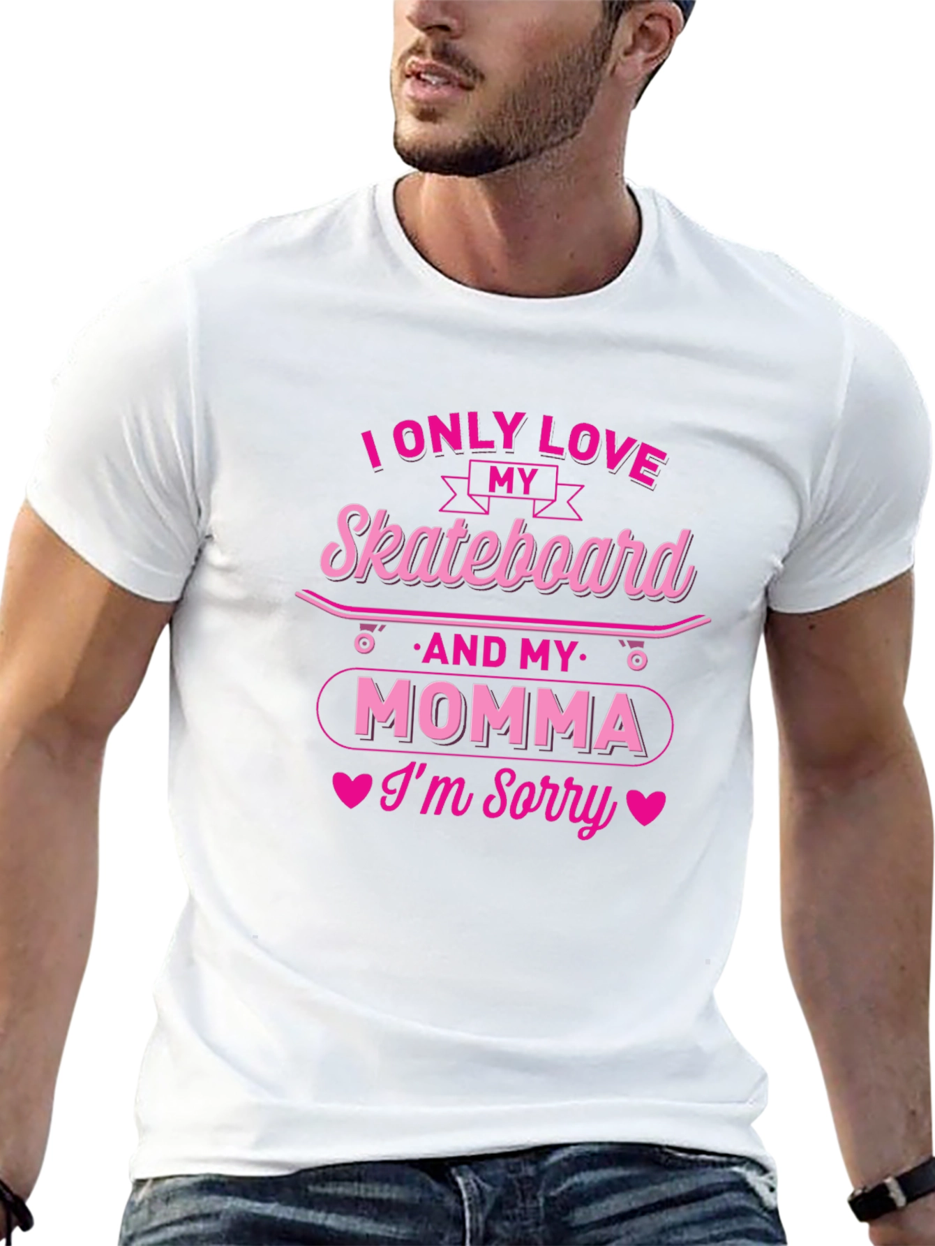 Skateboard & Momma Graphic Tee