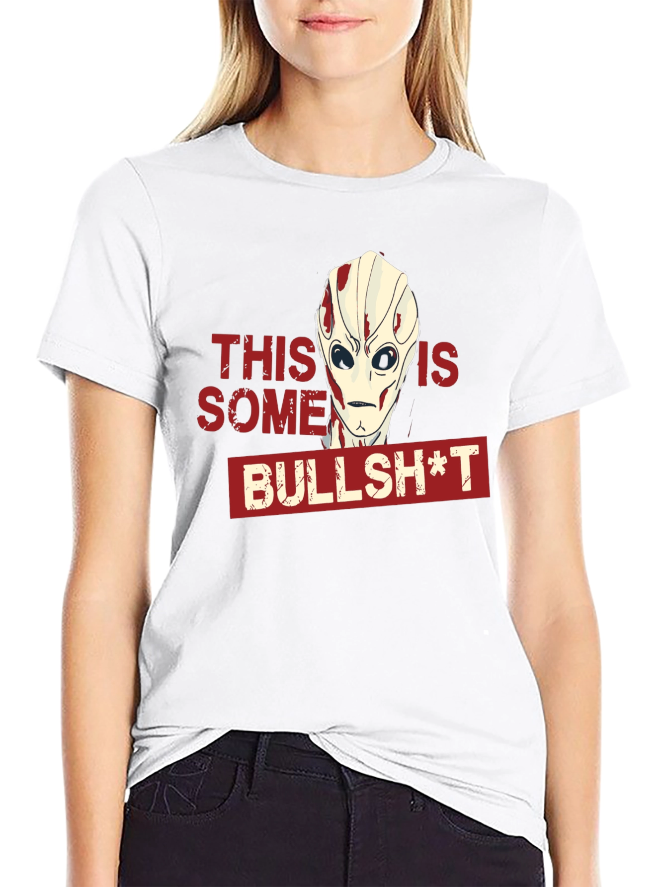 Alien Bullsh*t Graphic T-Shirt
