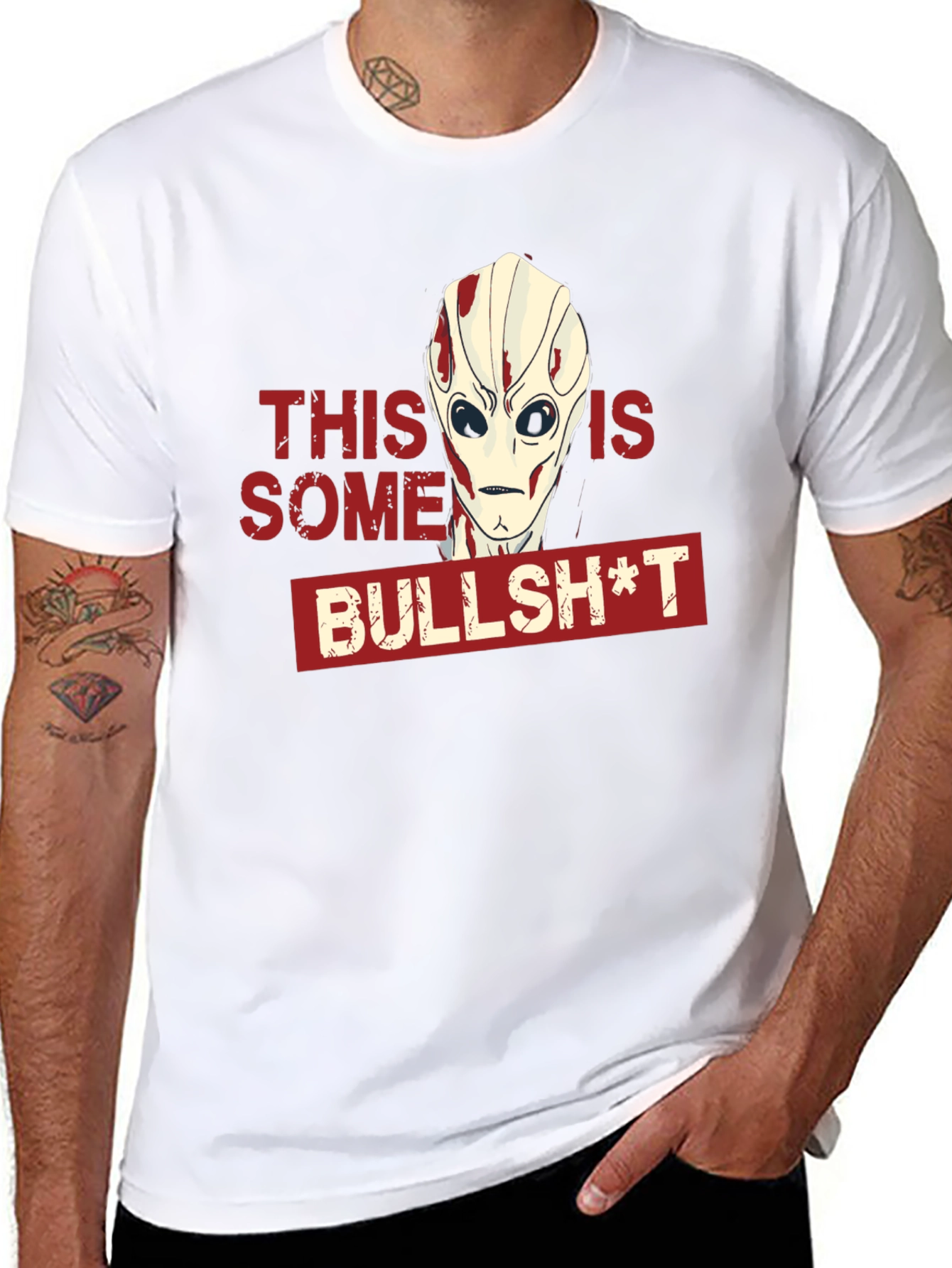 Alien Bullsh*t Graphic T-Shirt