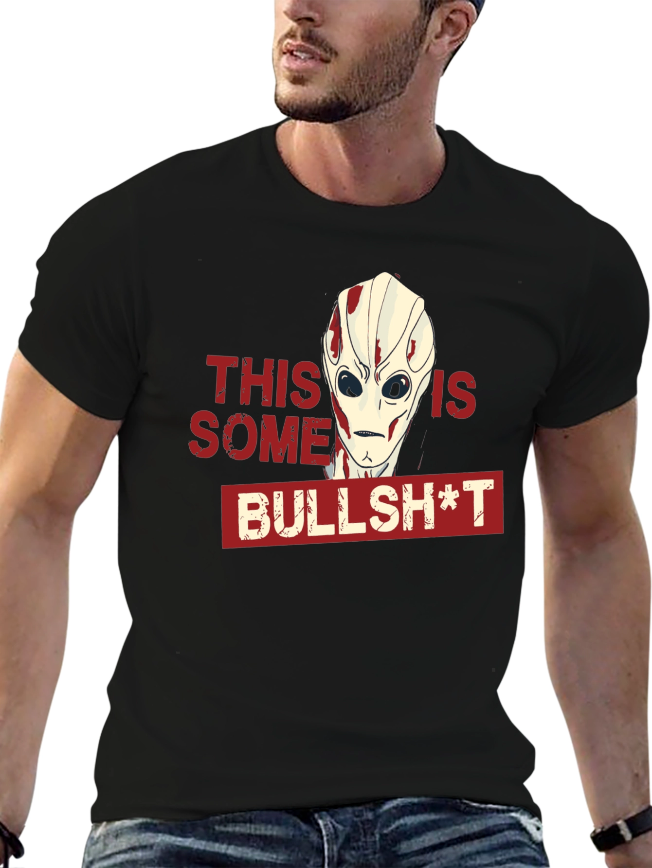 Alien Bullsh*t Graphic T-Shirt