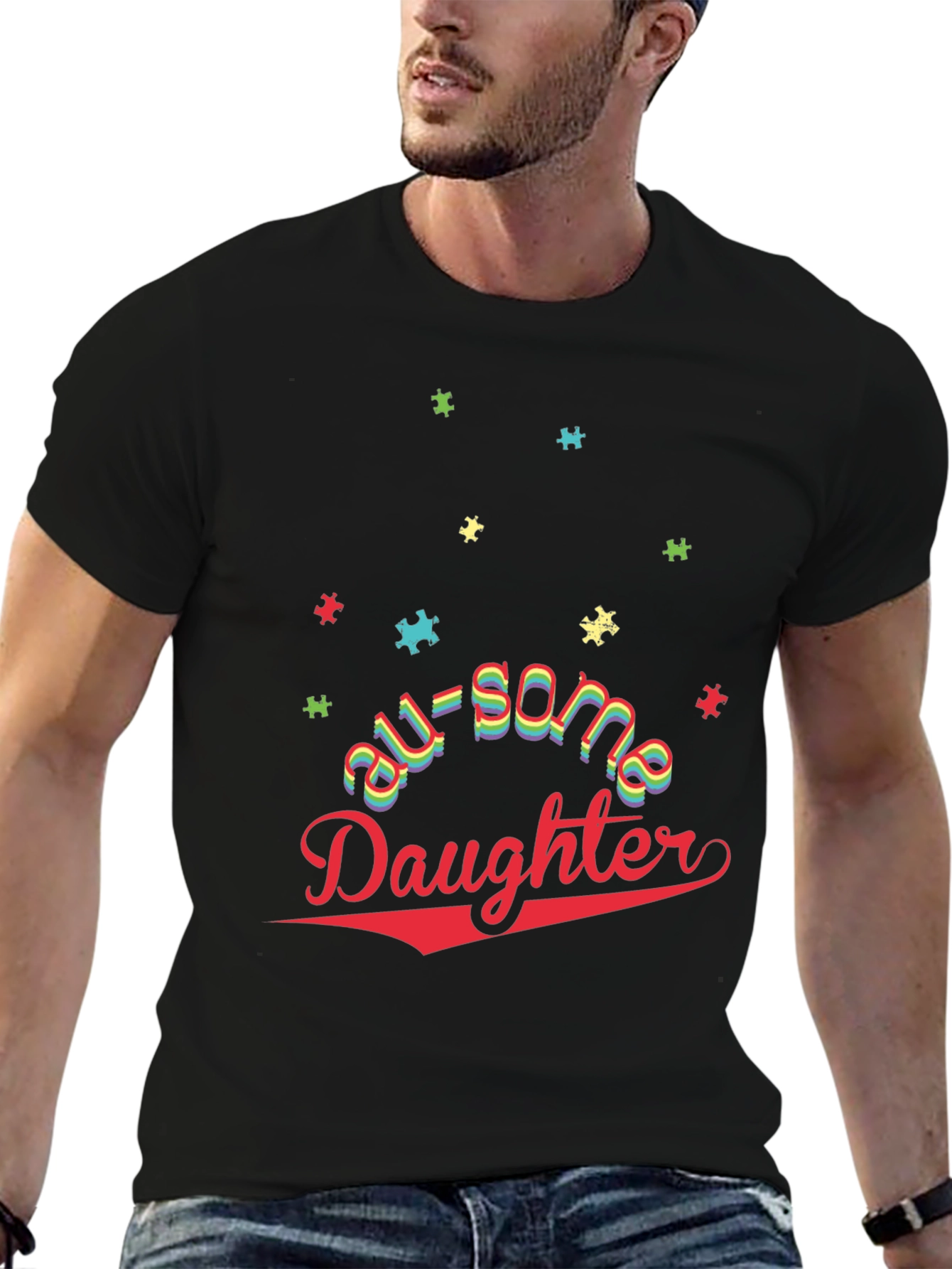 Awesome Daughter Autism Awareness T-Shirt