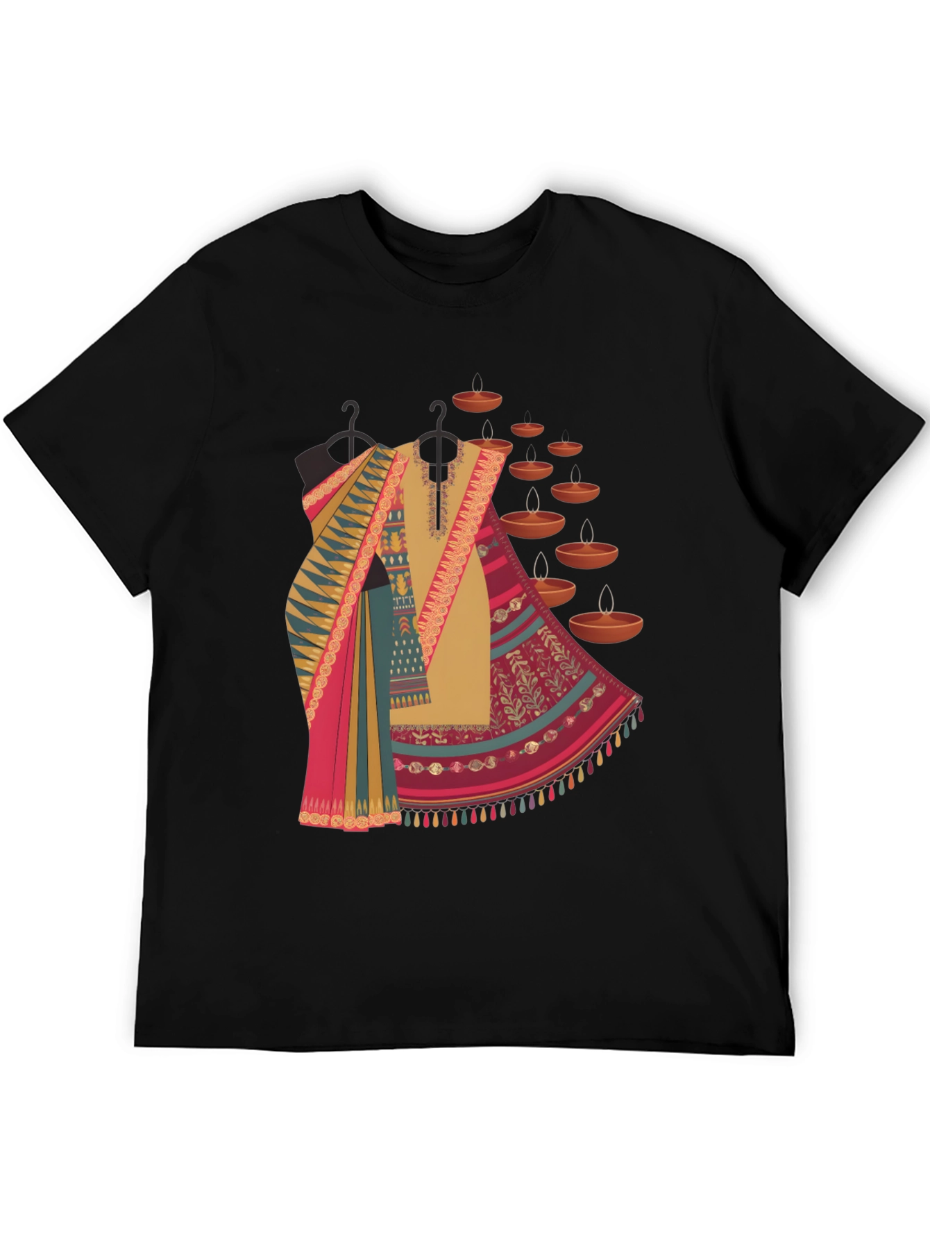 Diwali Outfit T-Shirt - Festive Fashion Tee