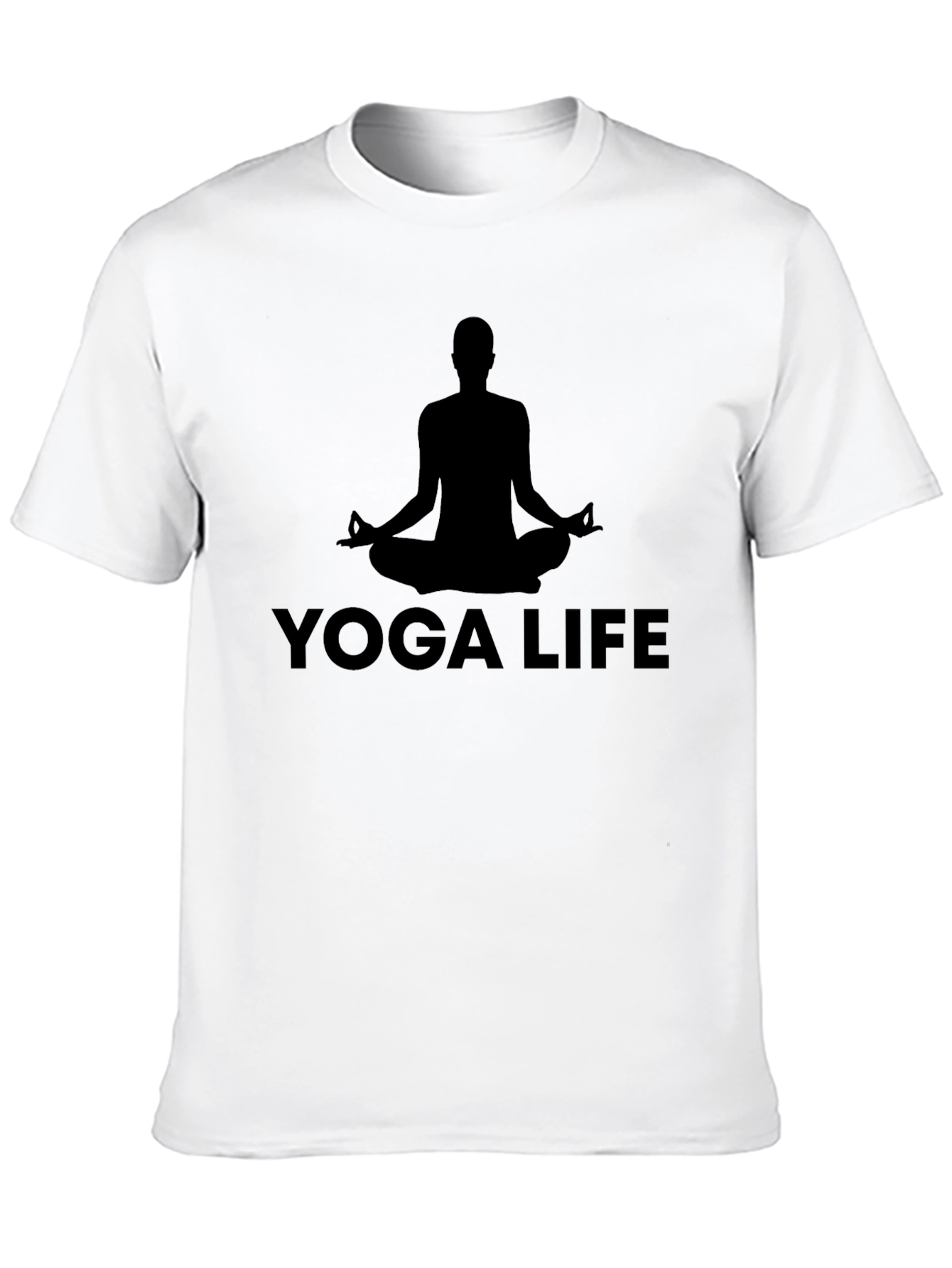 Yoga Life Meditation T-Shirt - Black