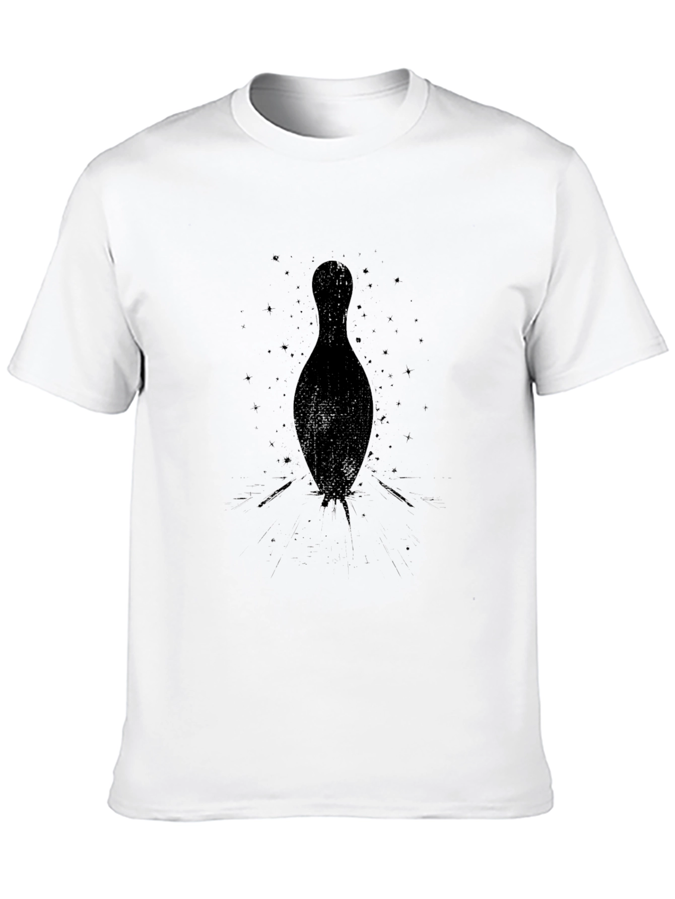 Black Bowling Pin Graphic Tee