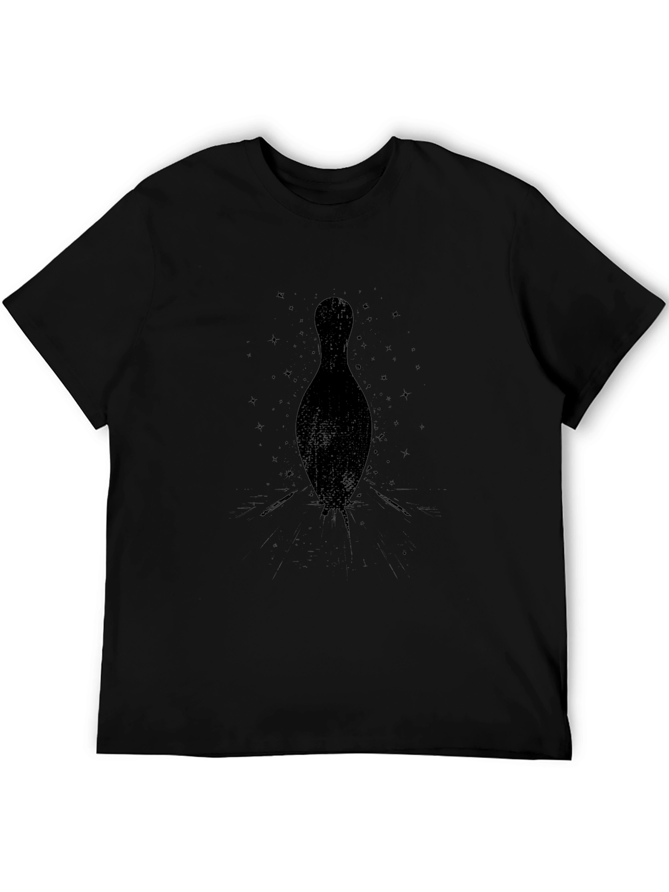 Black Bowling Pin Graphic Tee