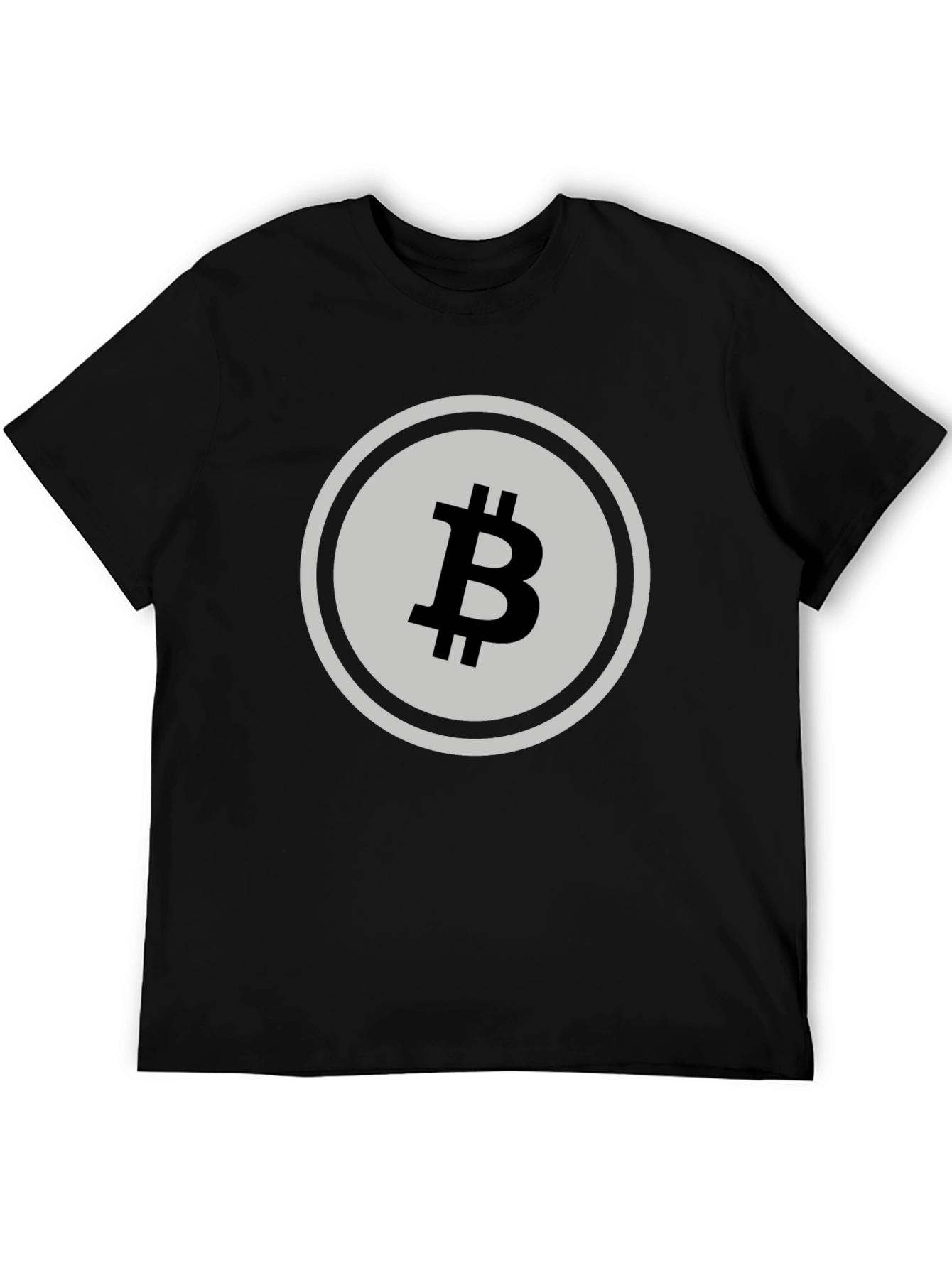 Bitcoin Symbol Black T-Shirt - Crypto Currency Tee