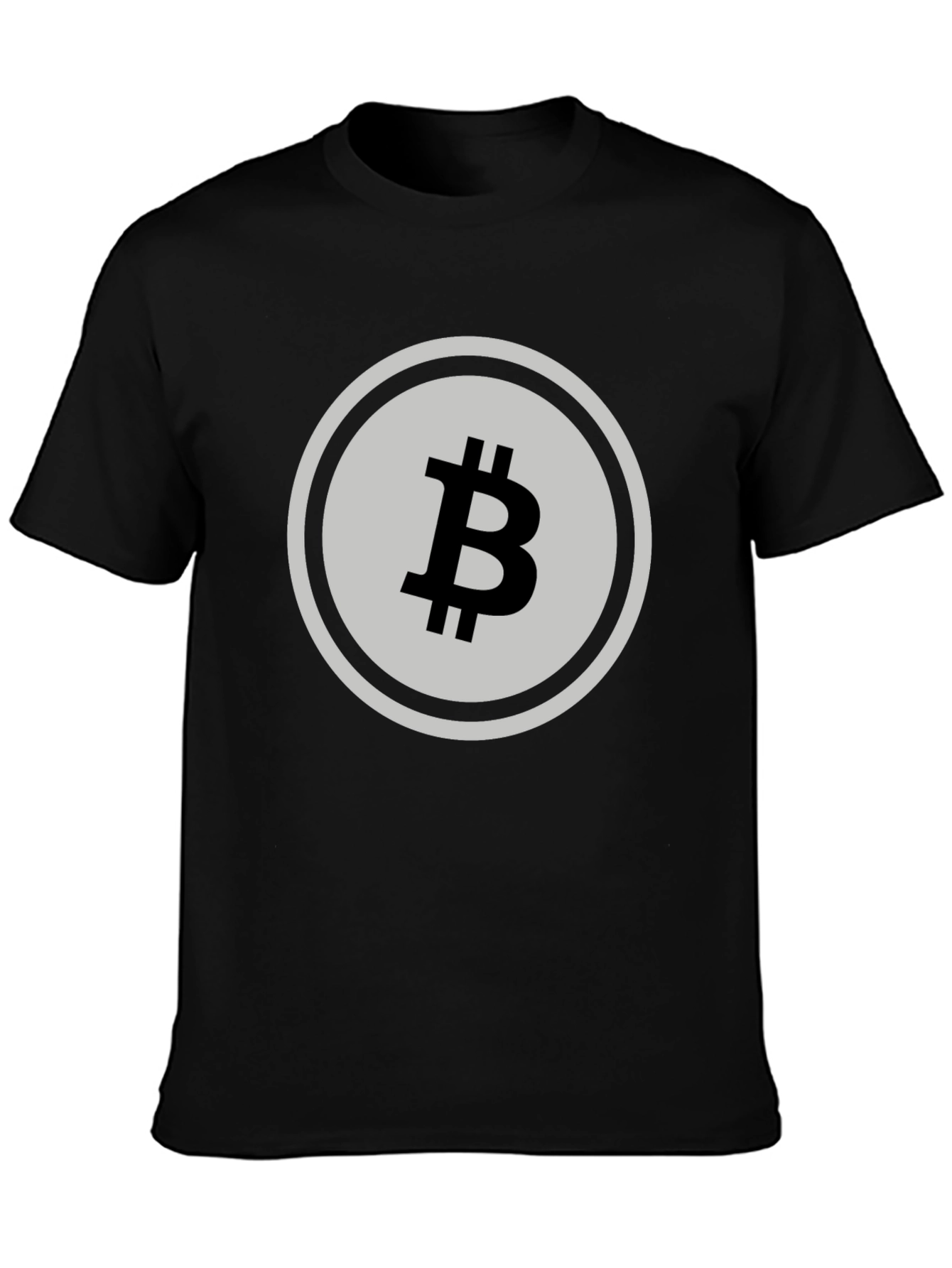 Bitcoin Symbol Black T-Shirt - Crypto Currency Tee