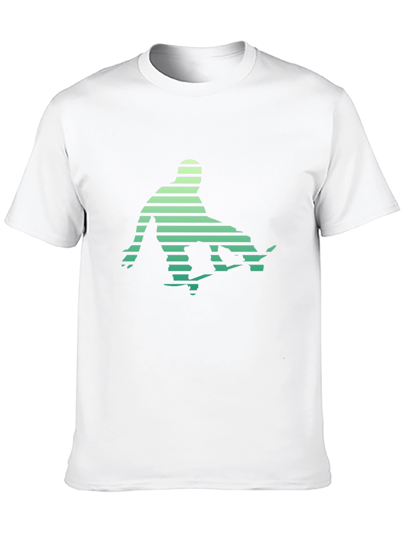 Retro Skateboarder Graphic Tee - Black