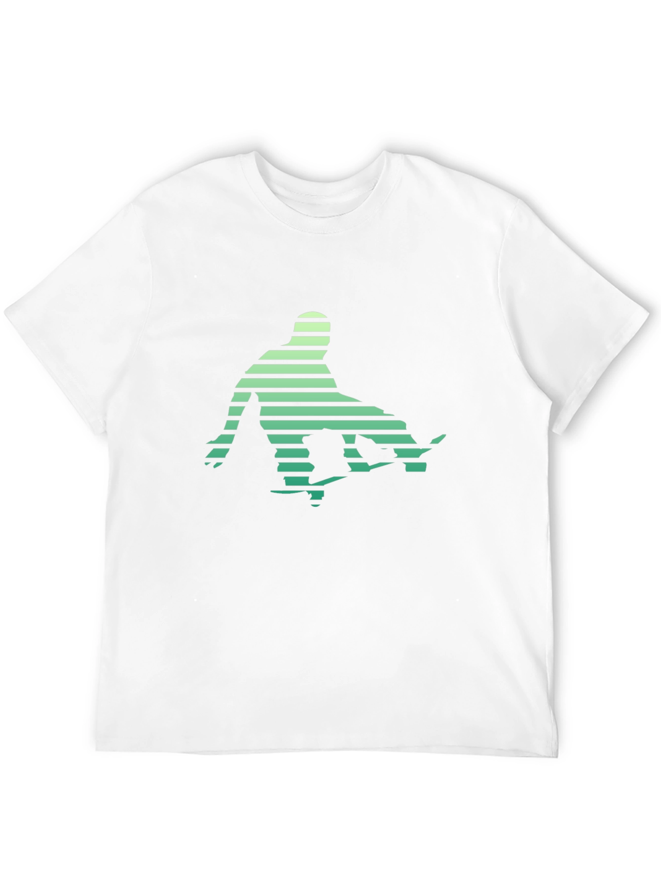 Retro Skateboarder Graphic Tee - Black