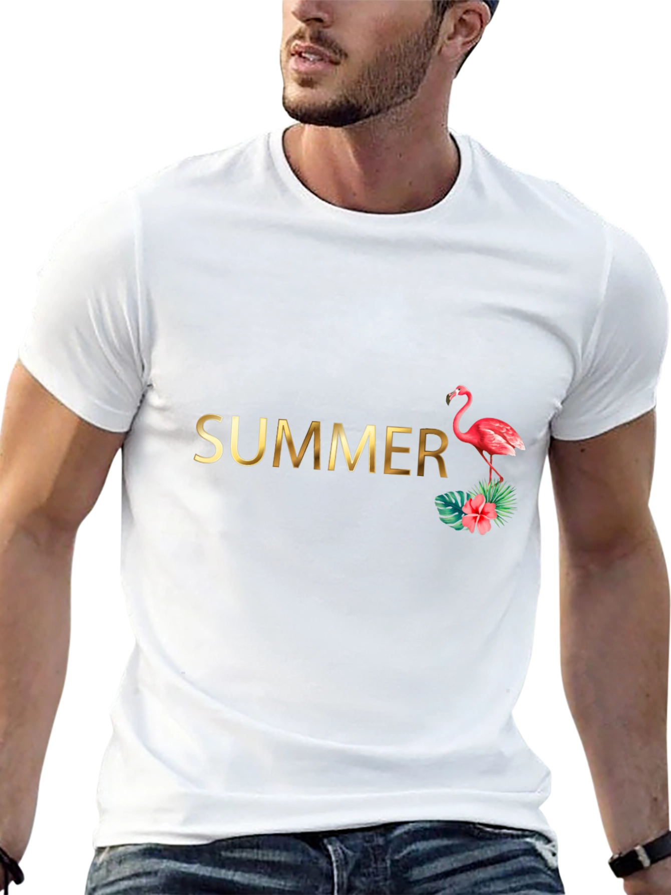 Summer Flamingo Graphic Tee