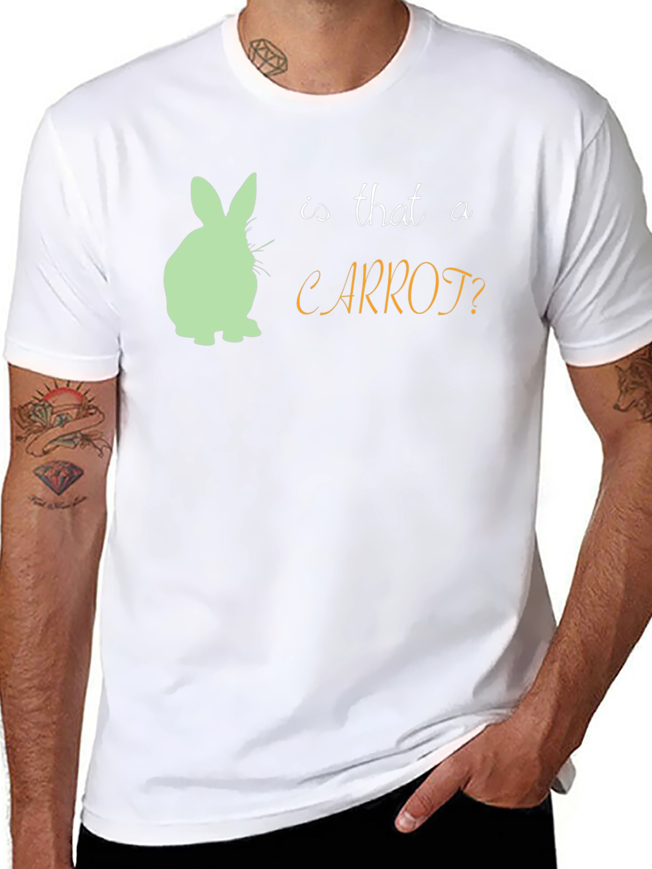 Is That a Carrot? Funny Rabbit T-Shirt