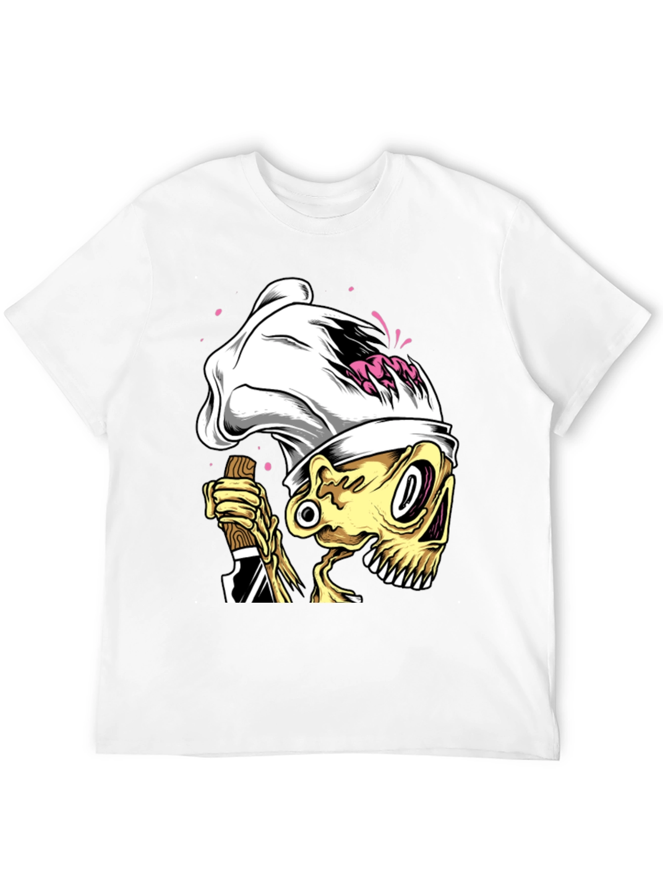 Chef Skeleton Graphic T-Shirt