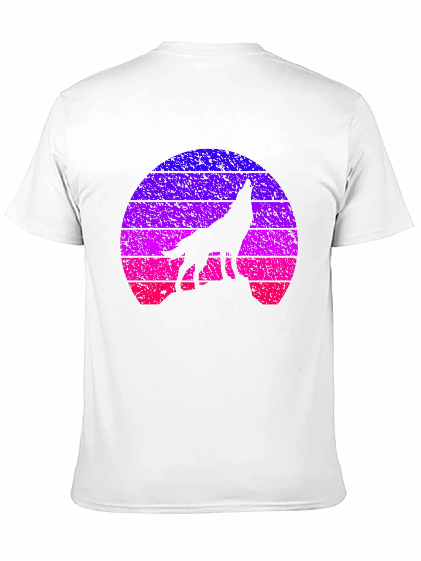 Retro Wolf Sunset T-Shirt