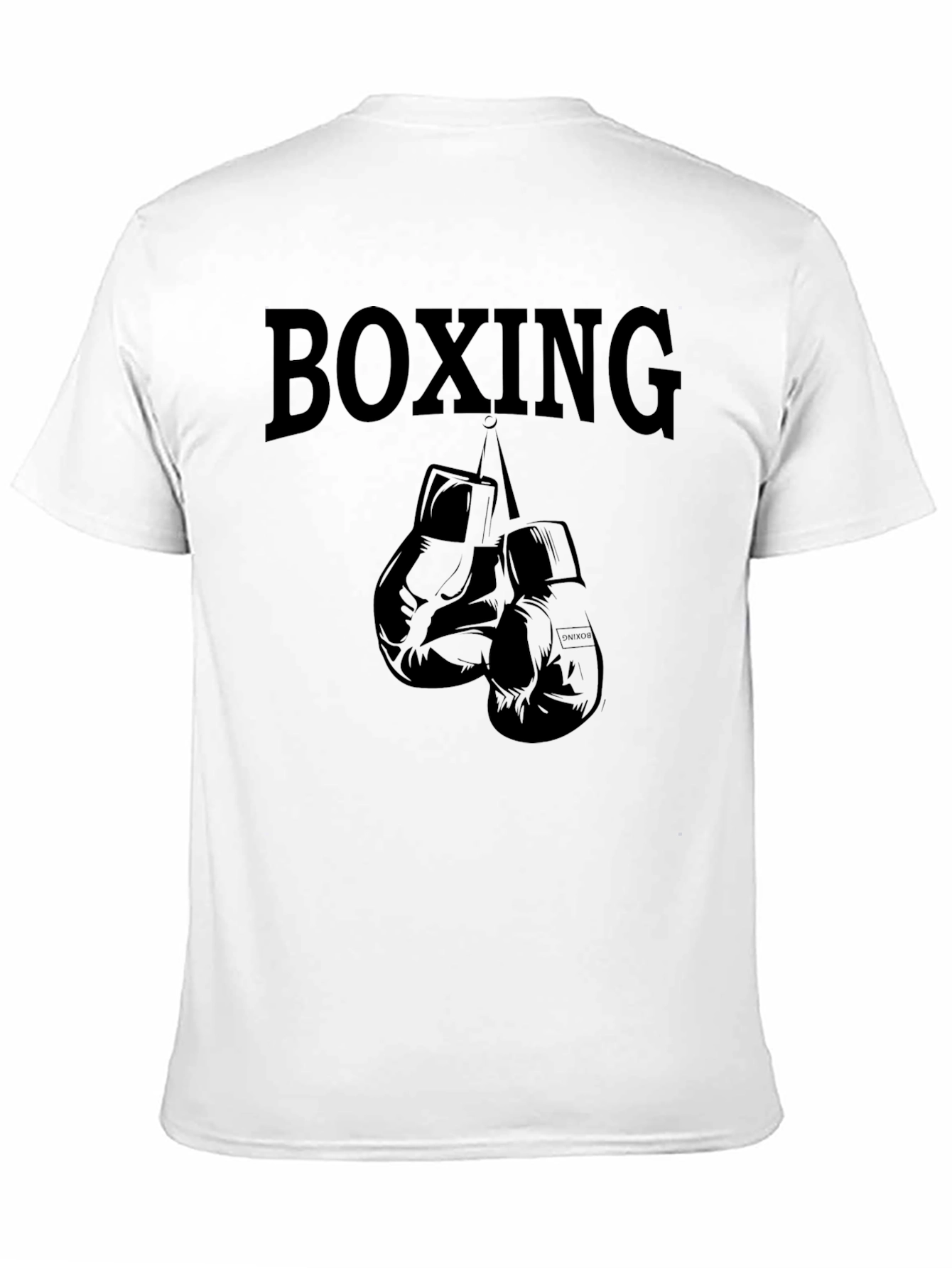 Boxing Gloves Graphic T-Shirt - Black