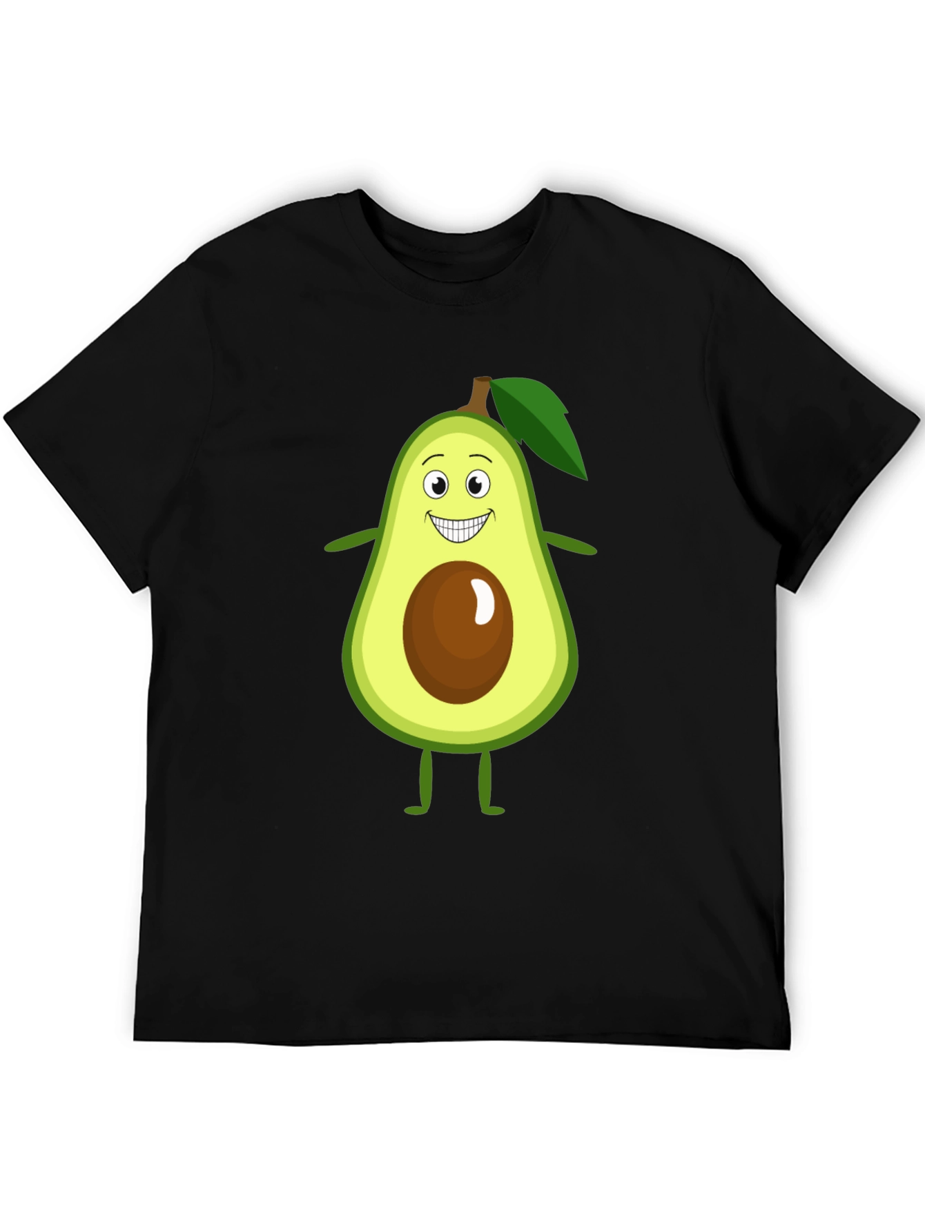 Funny Avocado Cartoon Graphic T-Shirt