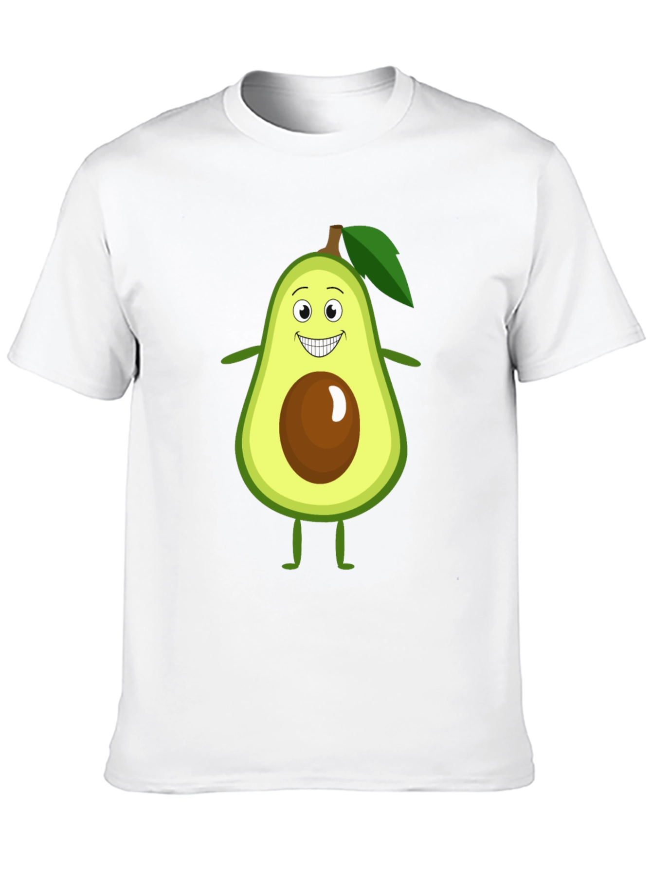 Funny Avocado Cartoon Graphic T-Shirt