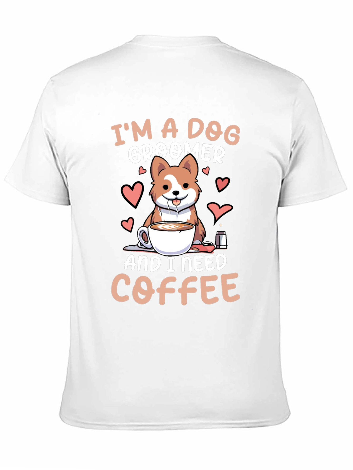 Dog Groomer & Coffee Lover T-Shirt