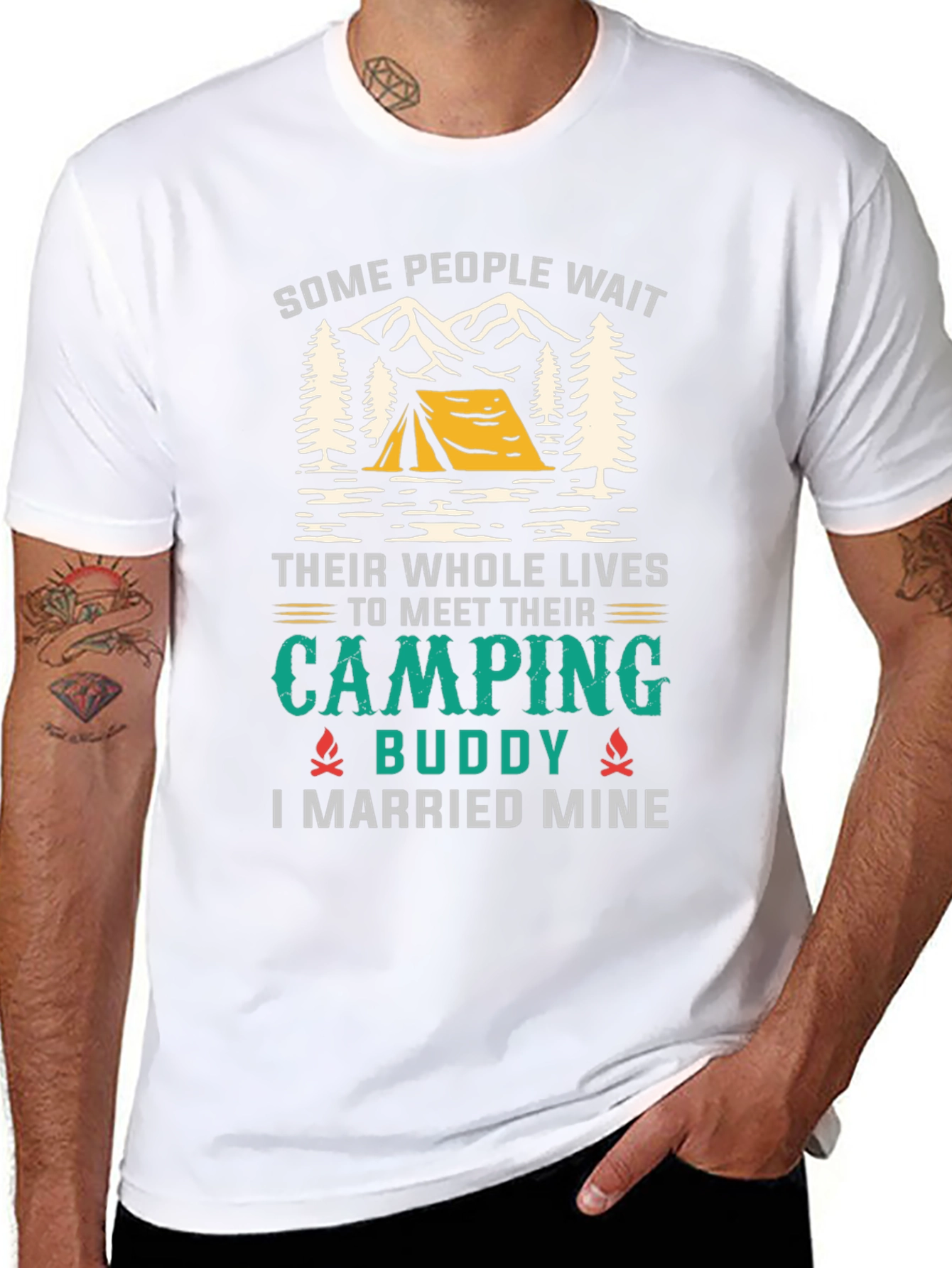 Camping Buddy T-Shirt - I Married Mine!