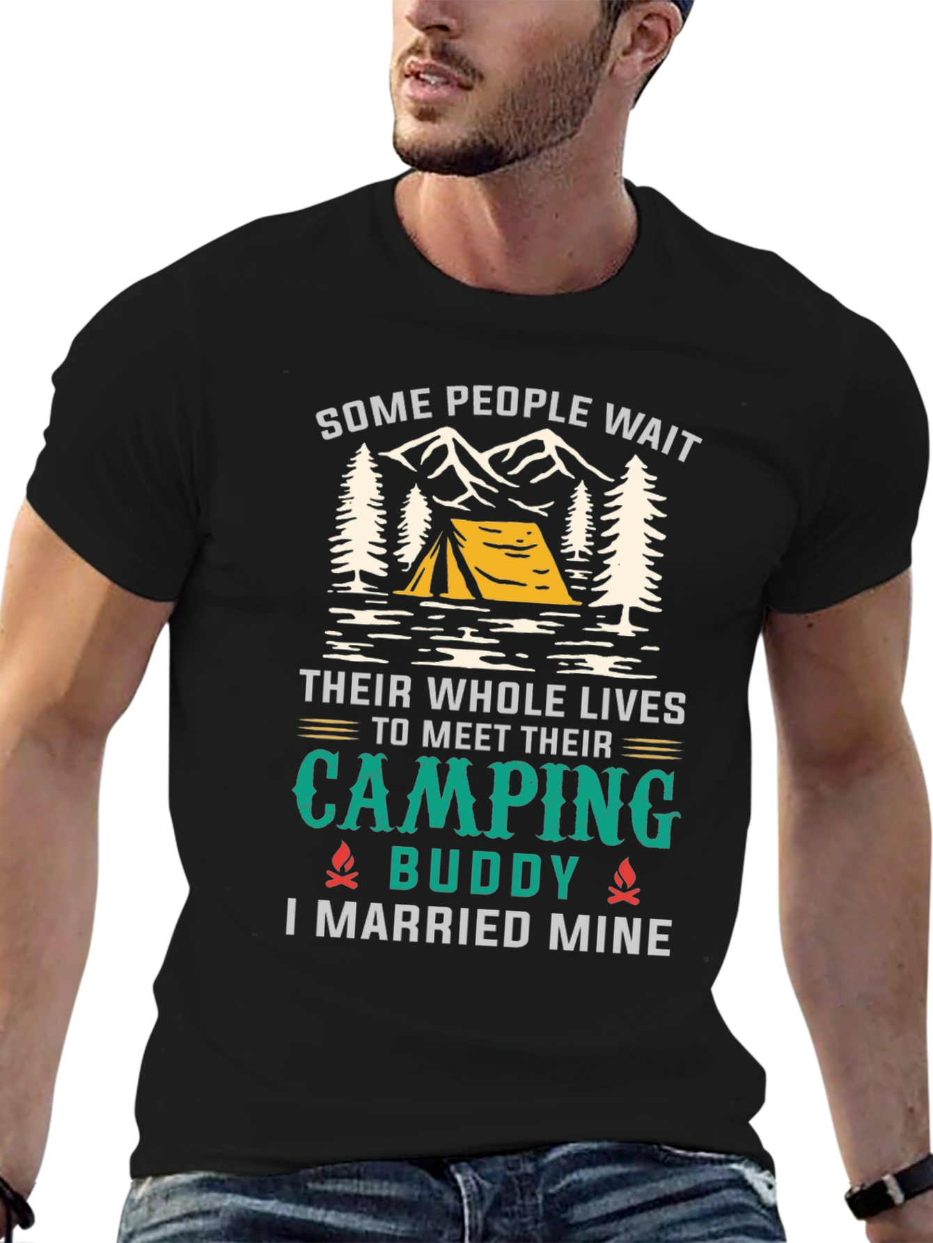 Camping Buddy T-Shirt - I Married Mine!