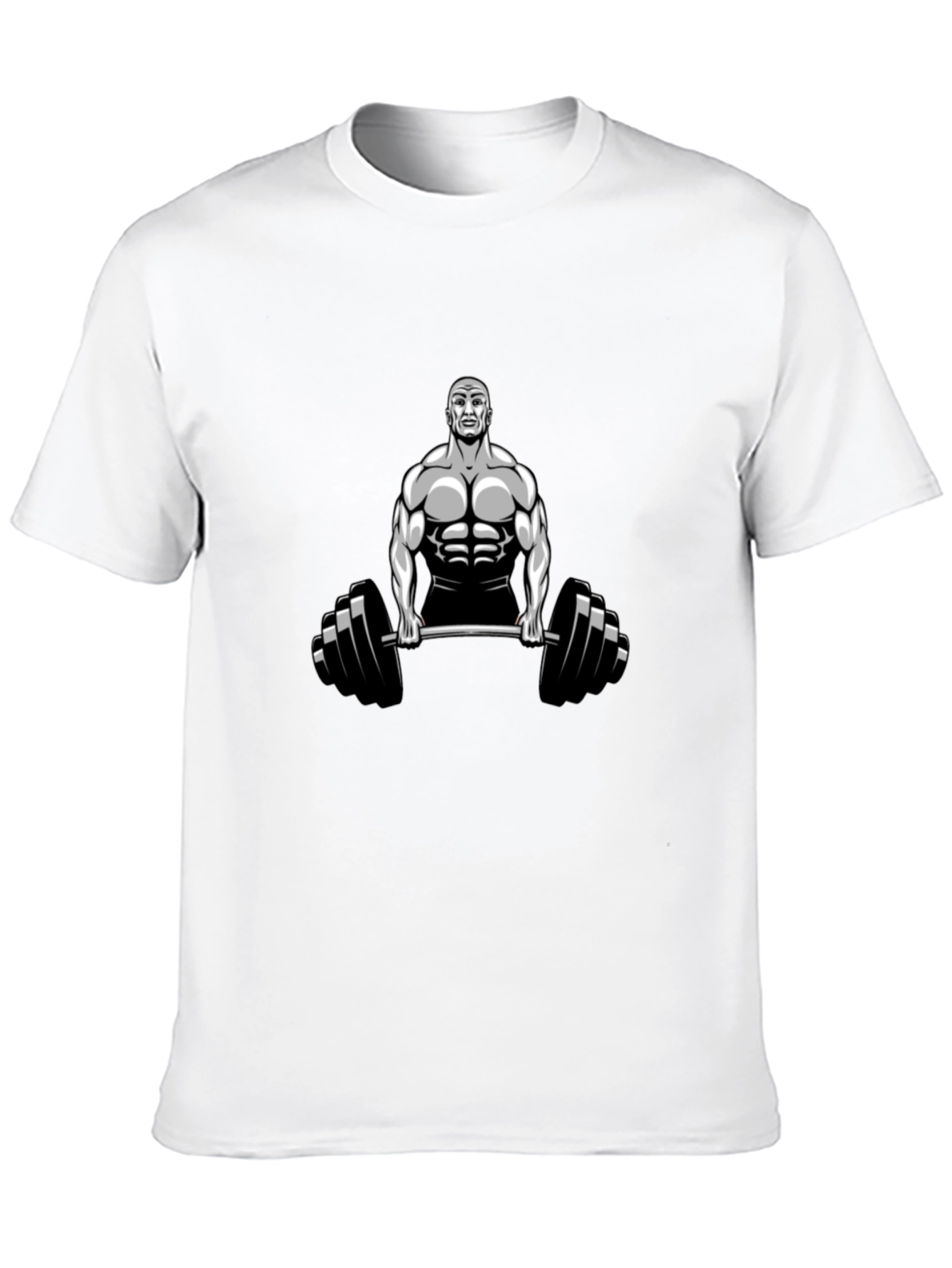 Bodybuilder Graphic Black T-Shirt