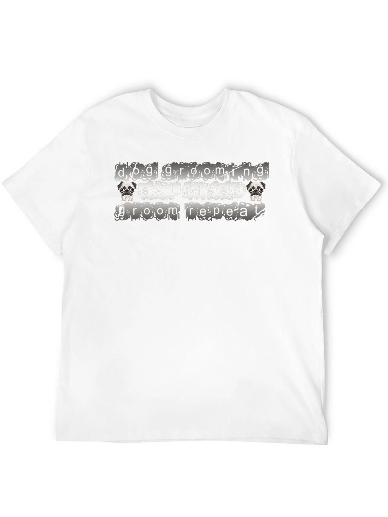 Dog Grooming Eat Sleep Groom Repeat T-Shirt