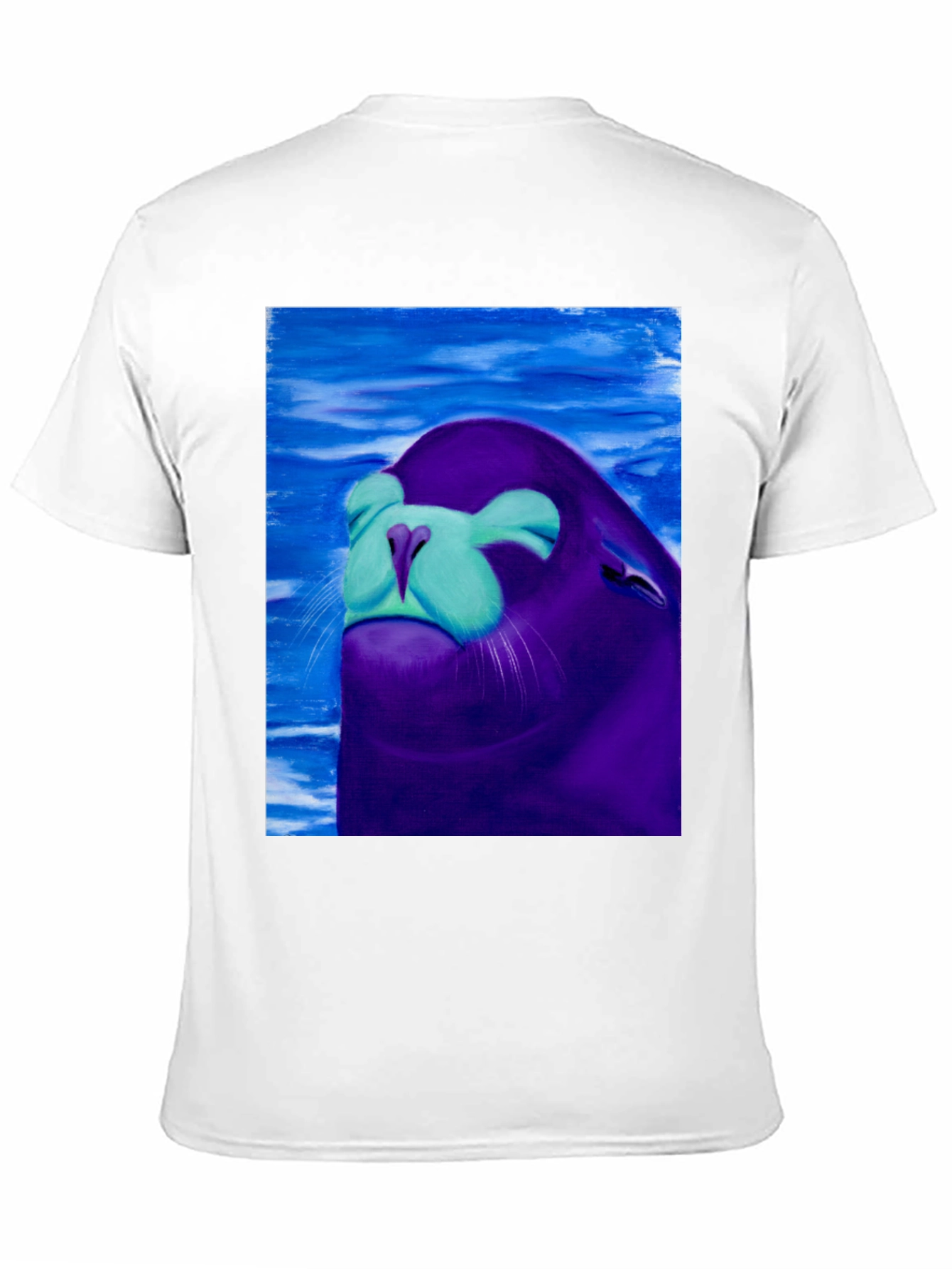 Seal Painting Black T-Shirt