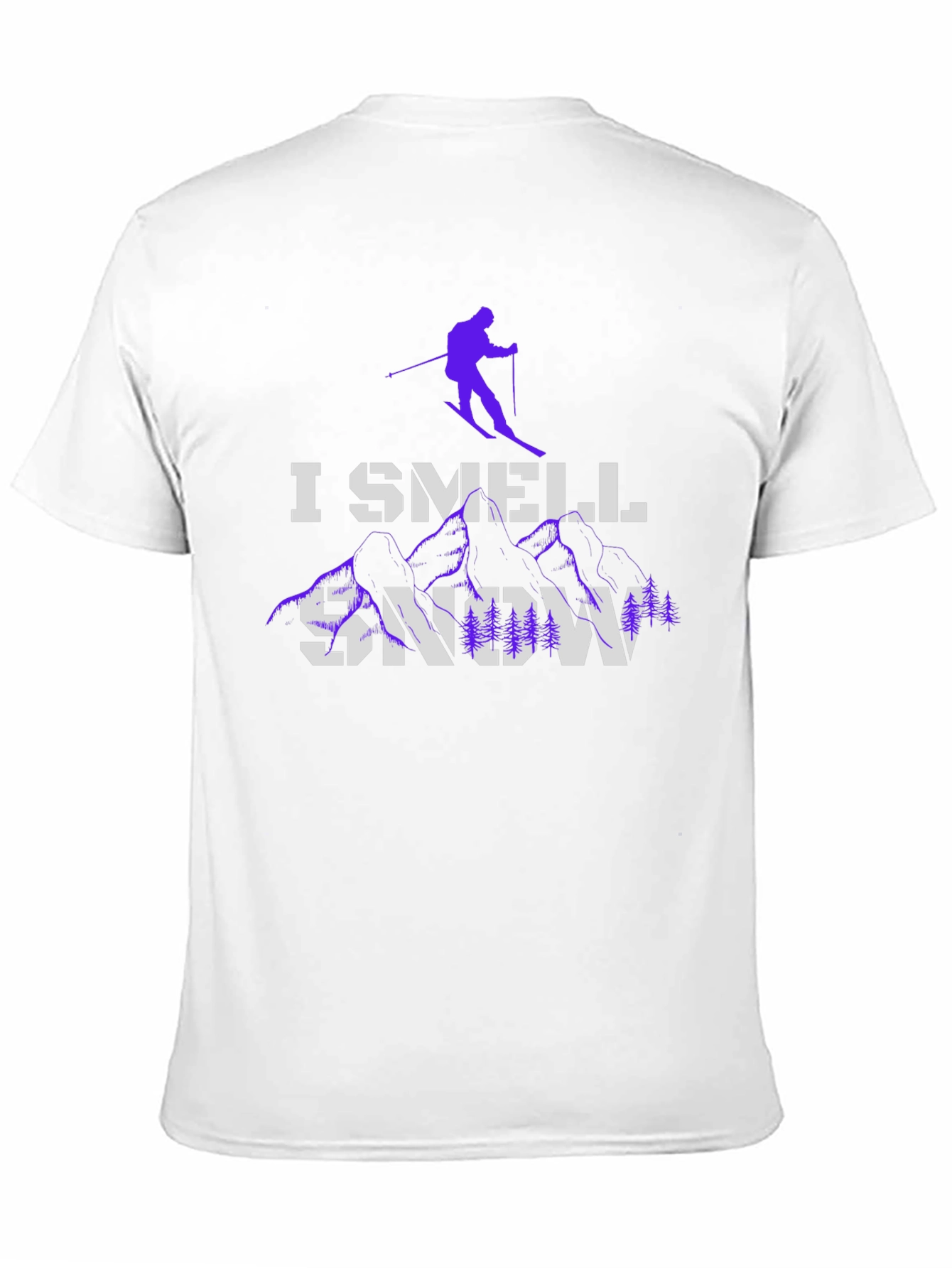 I Smell Snow Ski T-Shirt Winter Holiday Apparel