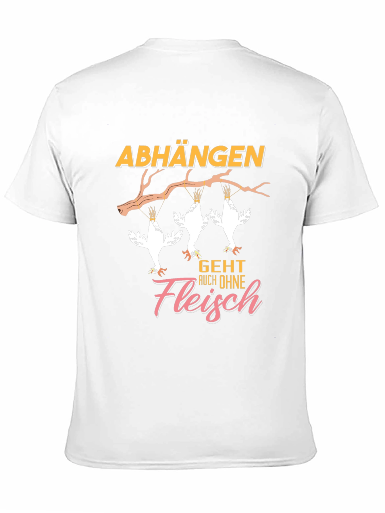Vegan Chicken T-Shirt Abhangen Geht Auch Ohne Fleisch