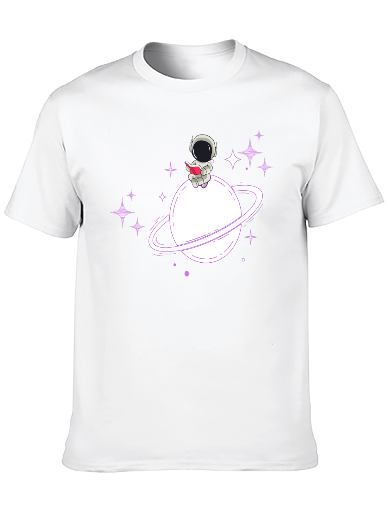 Astronaut Planet T-Shirt - Space Lover Tee