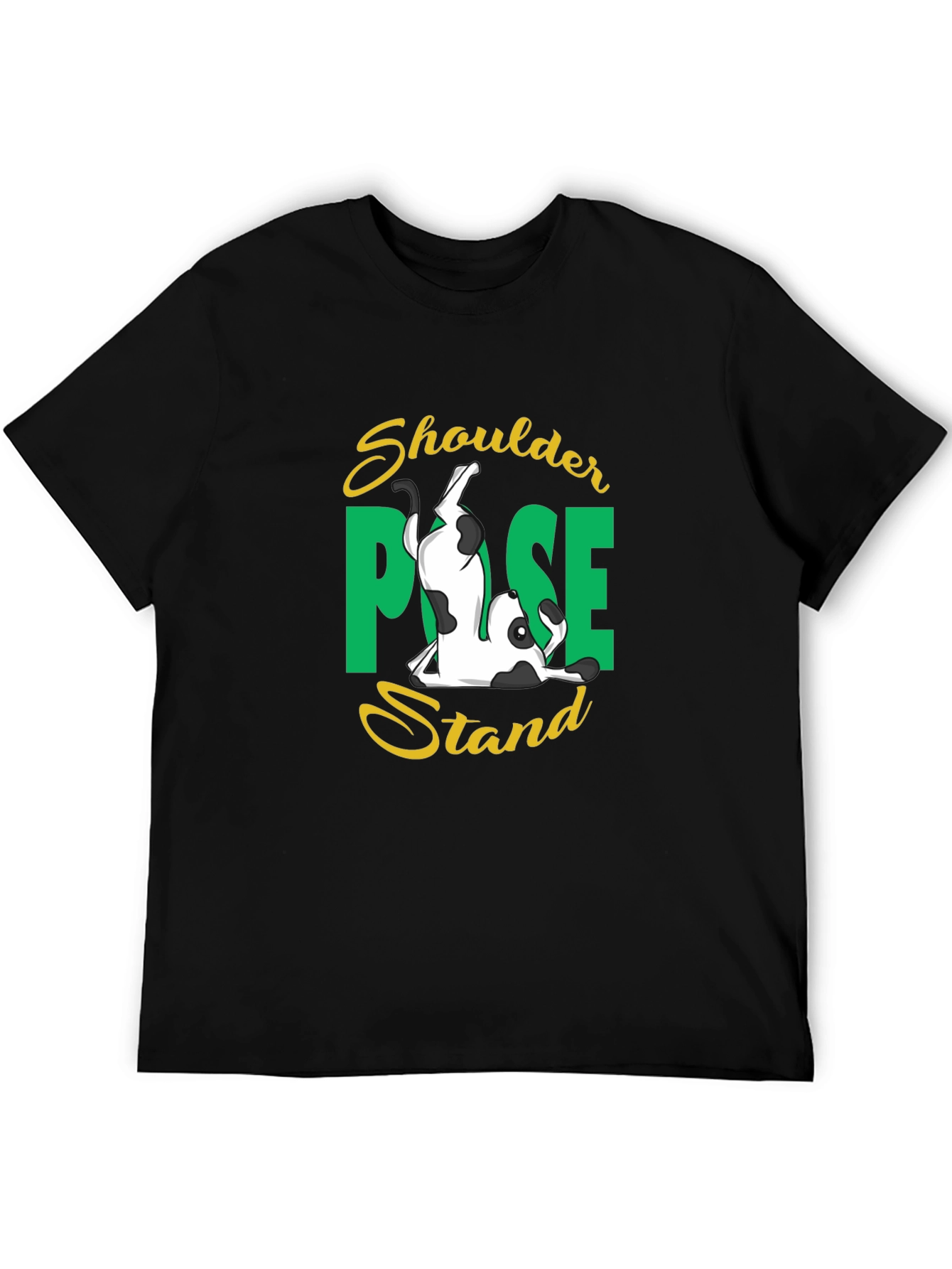 Yoga Dog Shoulder Pose Stand T-Shirt