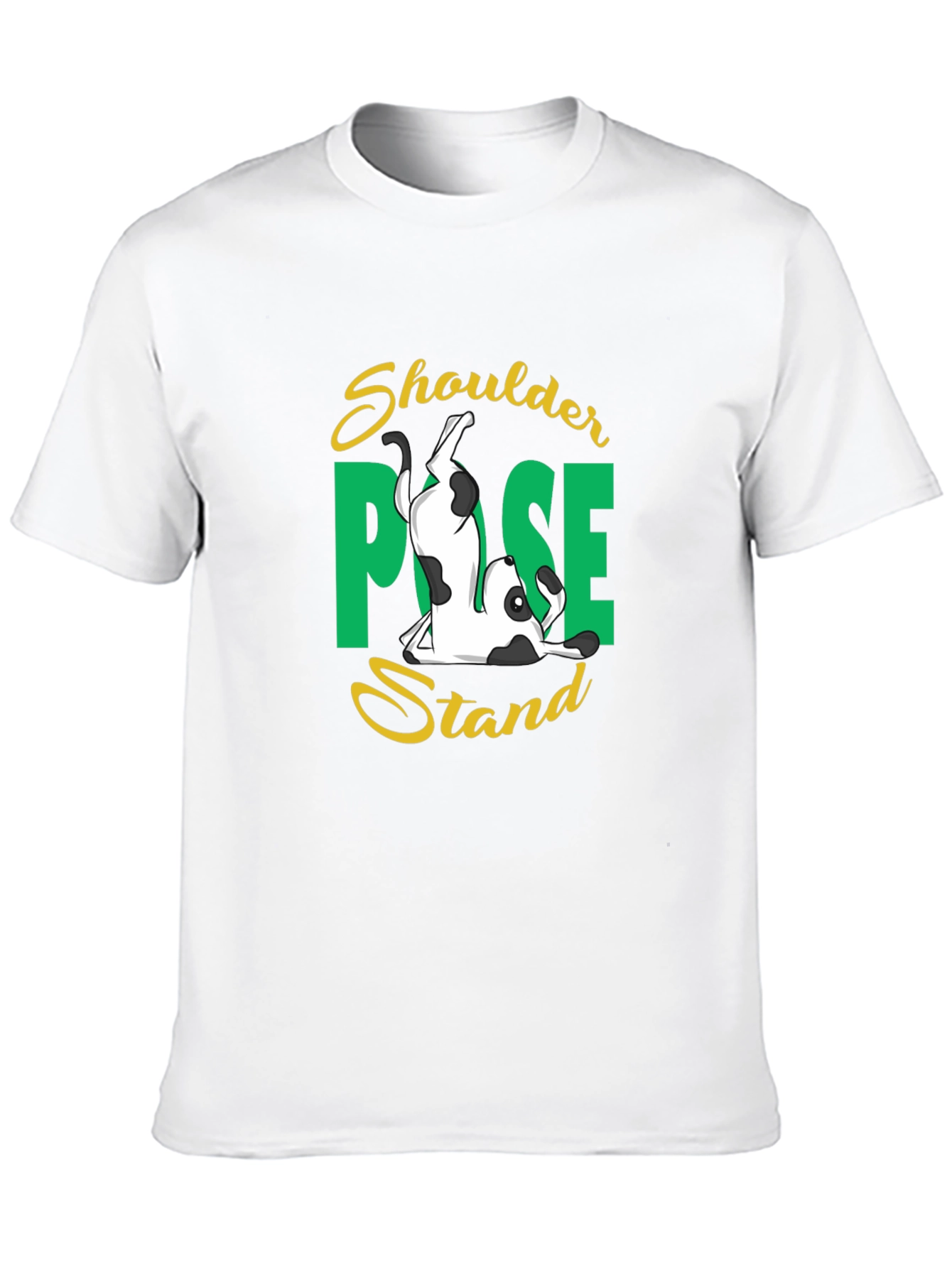 Yoga Dog Shoulder Pose Stand T-Shirt