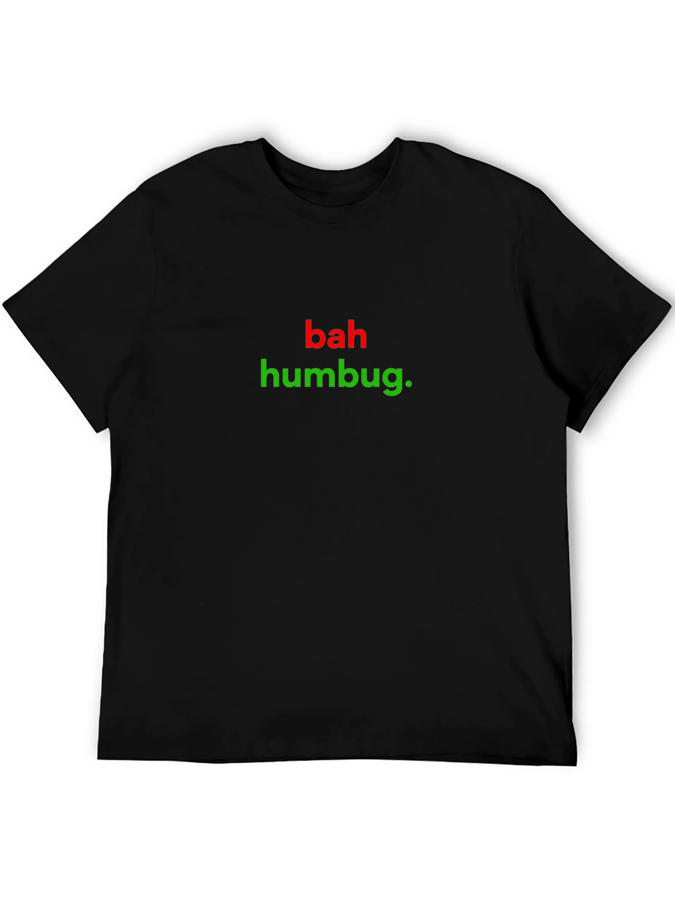 Bah Humbug Graphic Tee - Holiday Humor T-Shirt