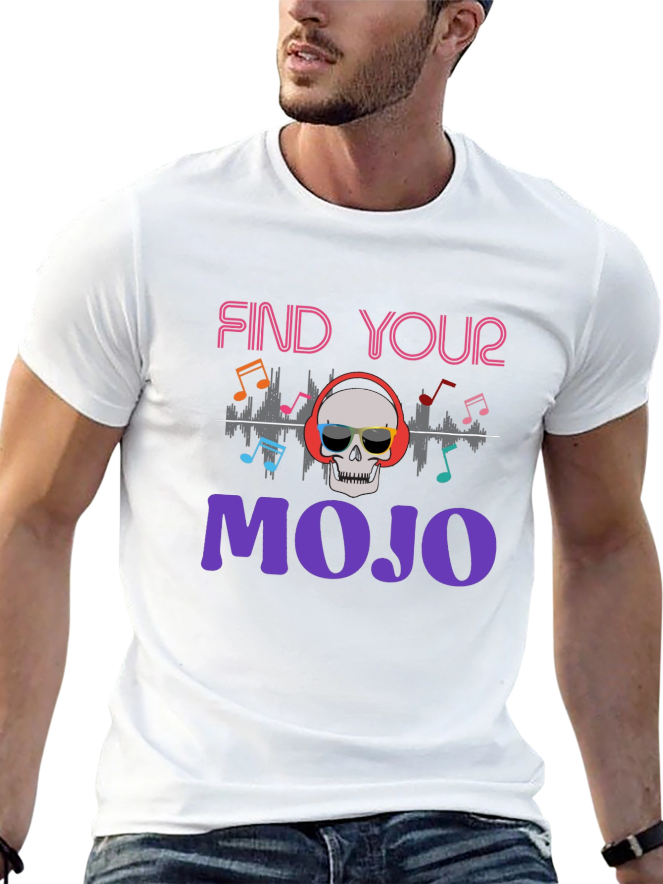 Find Your Mojo T-Shirt - Skull Graphic Tee