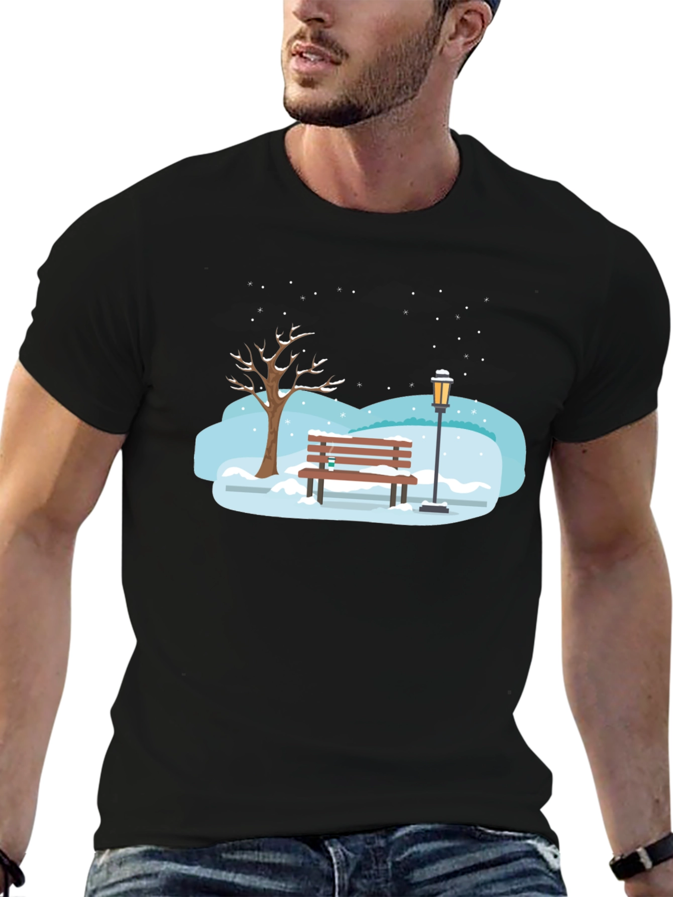 Winter Park Bench Graphic T-Shirt