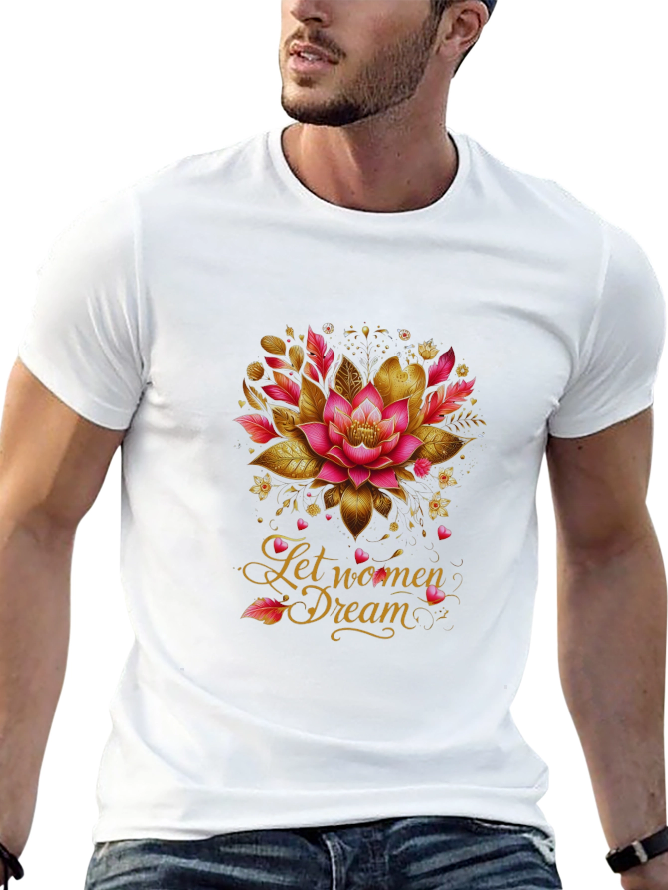 Empowering Lotus Womens Dream Graphic Tee