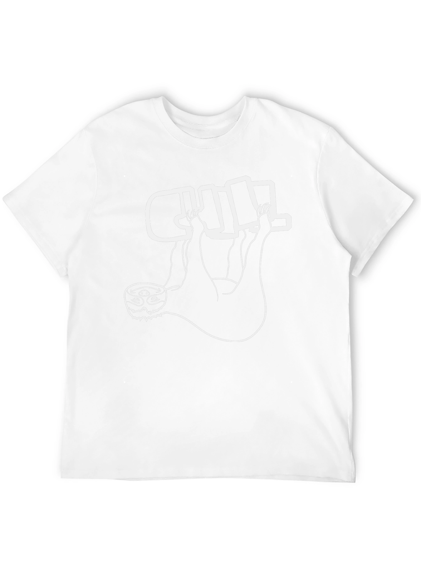 Chill Sloth Black T-Shirt - Relaxed Fit