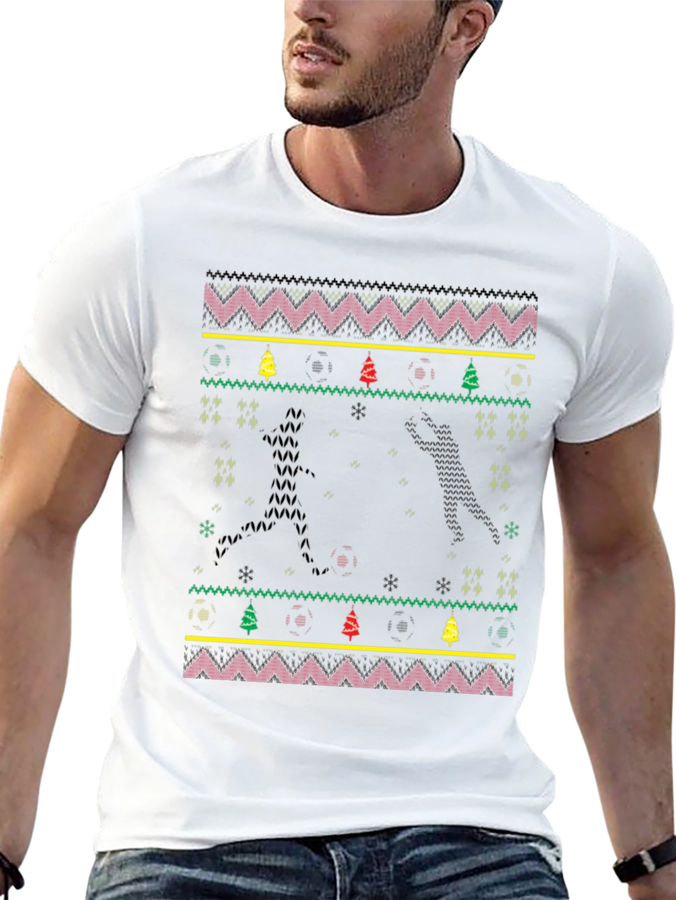 Ugly Christmas Dinosaur T-Shirt
